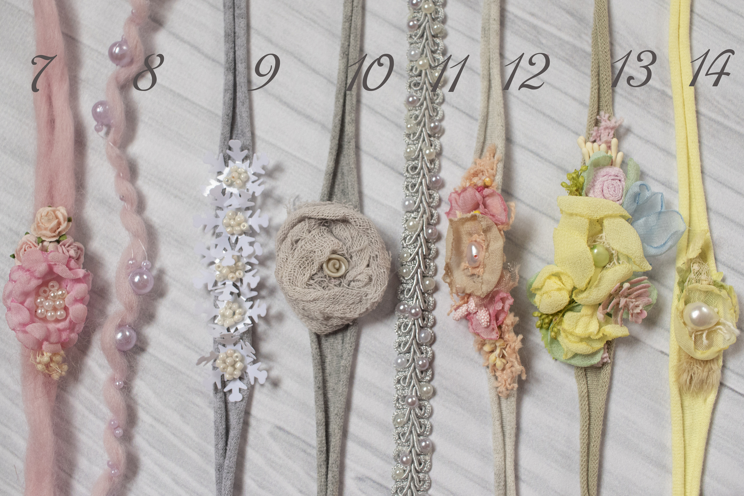 Повязки для девочек. Детская выездная фотостудия. Фотограф новорождённых newborn, годовасие