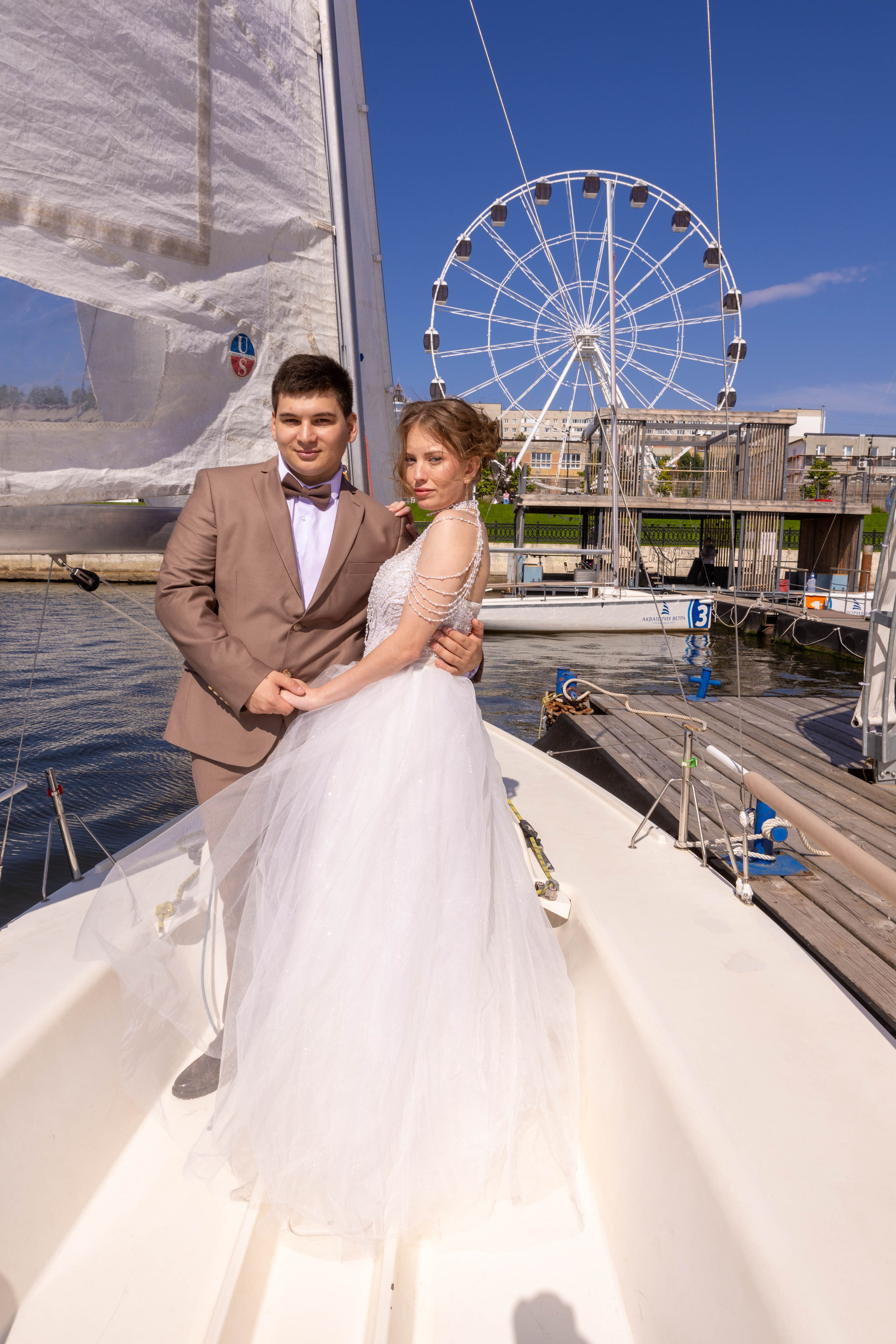 Wedding: ♥Виктория и Иван♥ «Яхт клуб — Акватория Ветра». Свадебный и предметный фотограф Ренат Каламперов