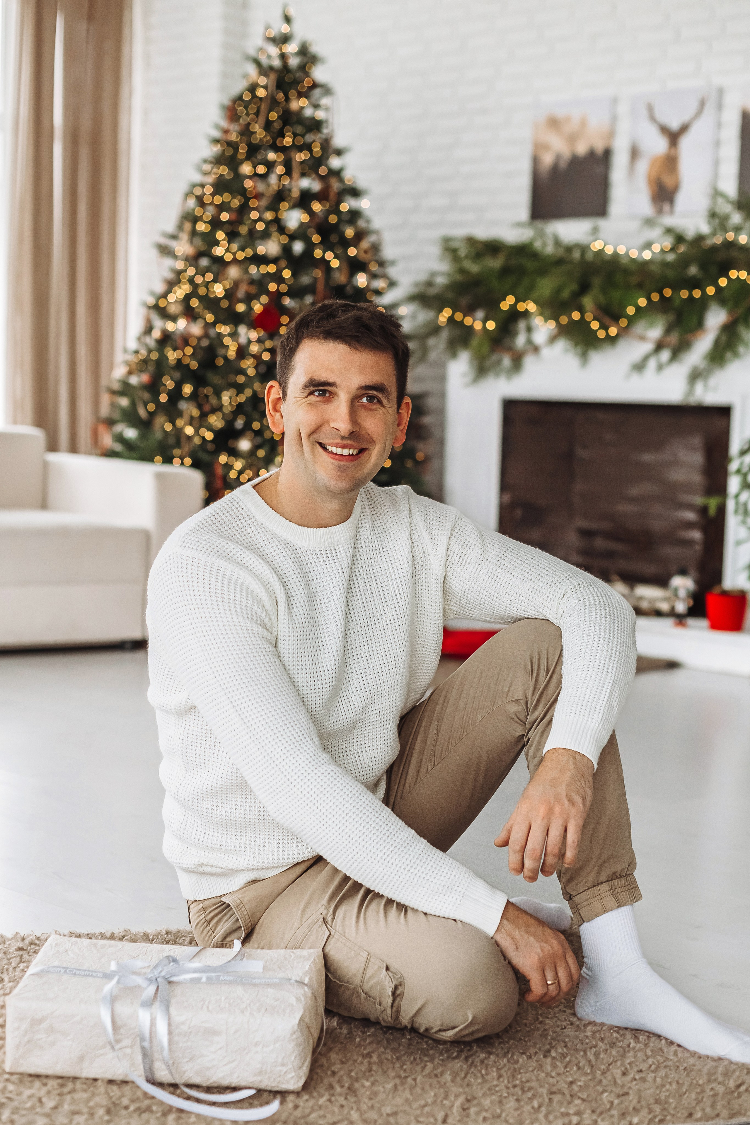 Семейная новогодняя фотосессия. Портретный и семейный фотограф в Минске