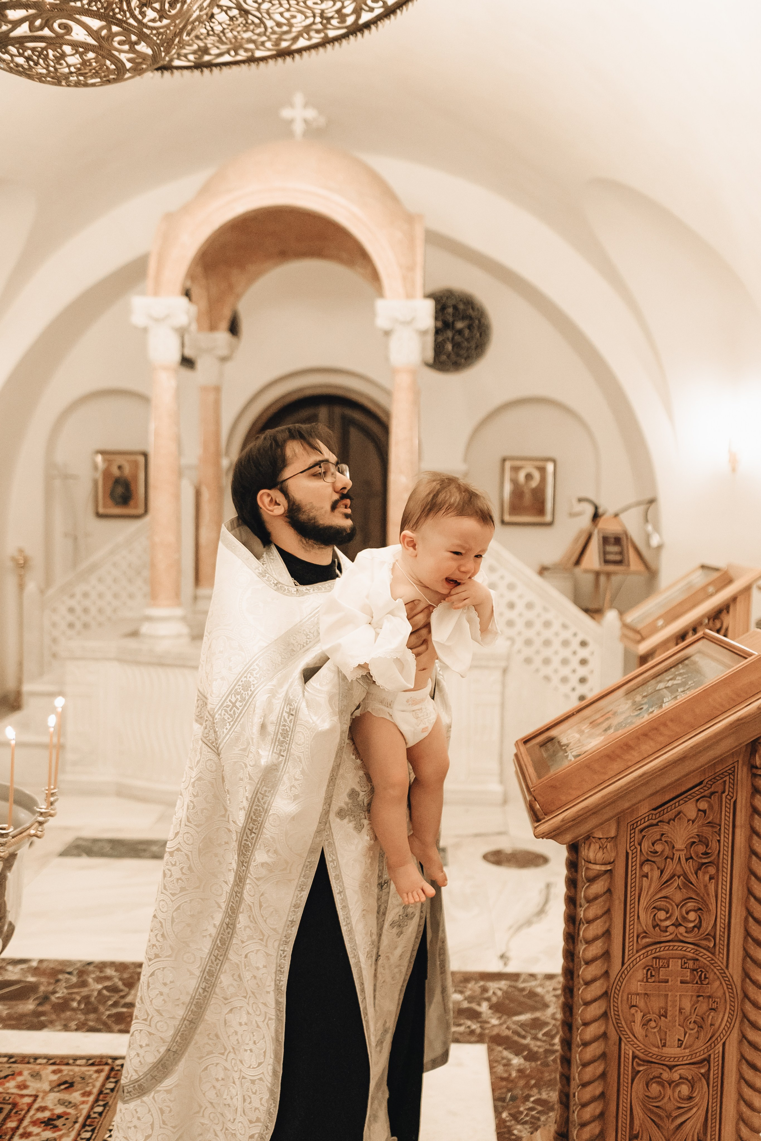 Крещение Макара Храм Сергия Радонежского в Солнцево. Свадебный и Семейный фотограф в Москве Александра Вайпер