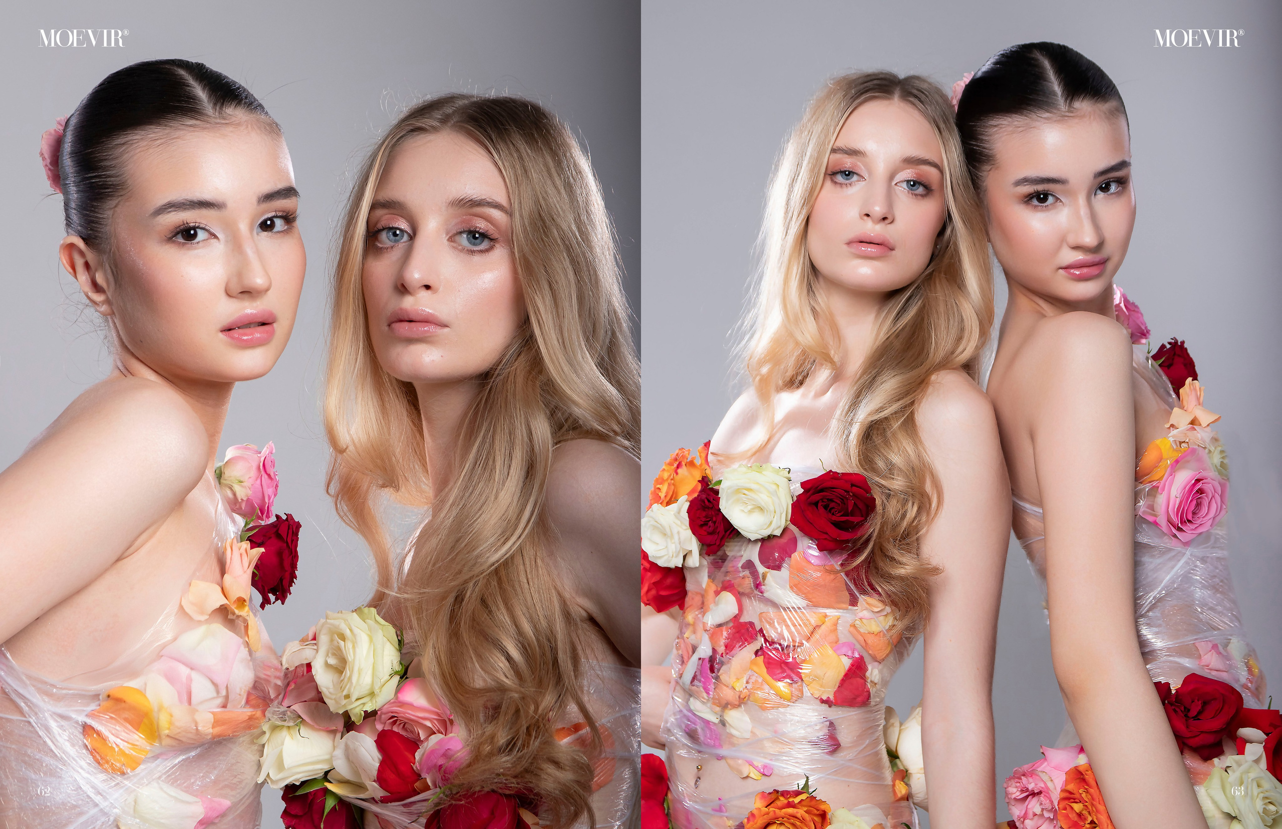 Нежные цветочные феи, публикация в MOEVIR magazine. Портретный фотограф в Санкт-Петербурге Савельева Ольга