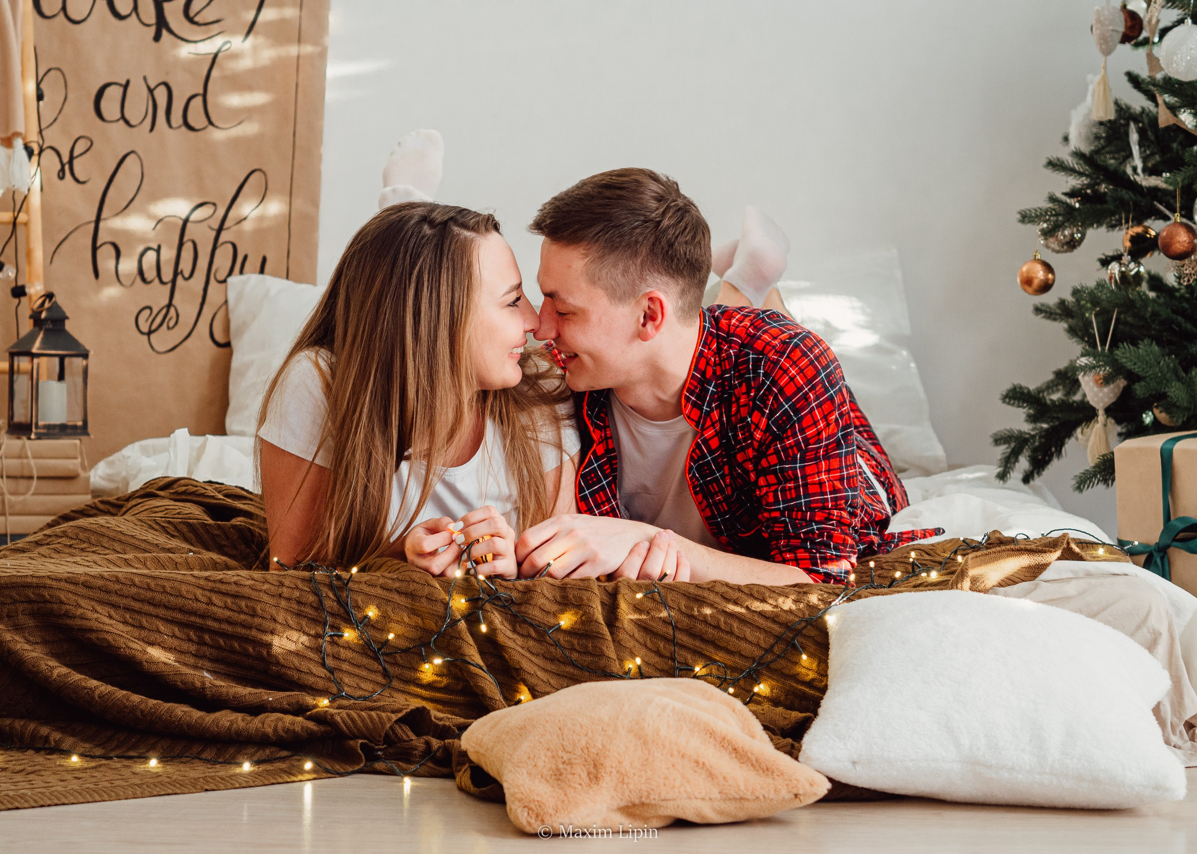 Зимняя фотосессия в студии. Свадебный Фотограф в Нижнекамск Татарстан Максим Липин