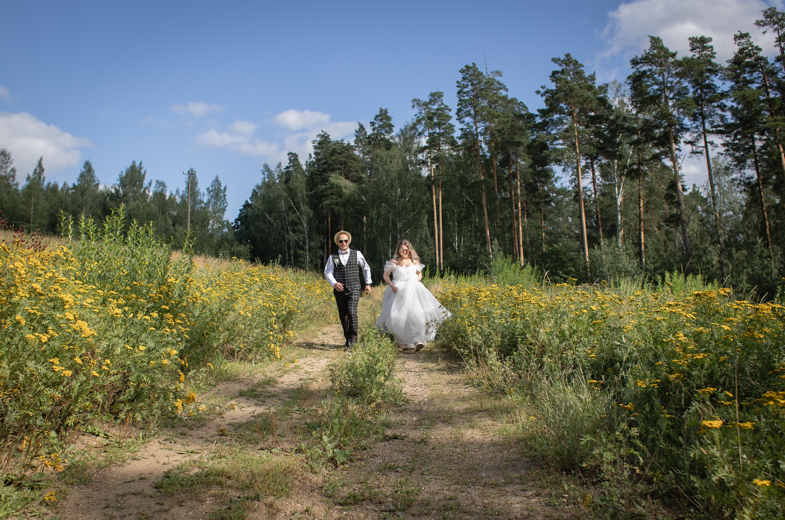 Свадебная фотосессия за городом. Фотограф Татьяна Орлова