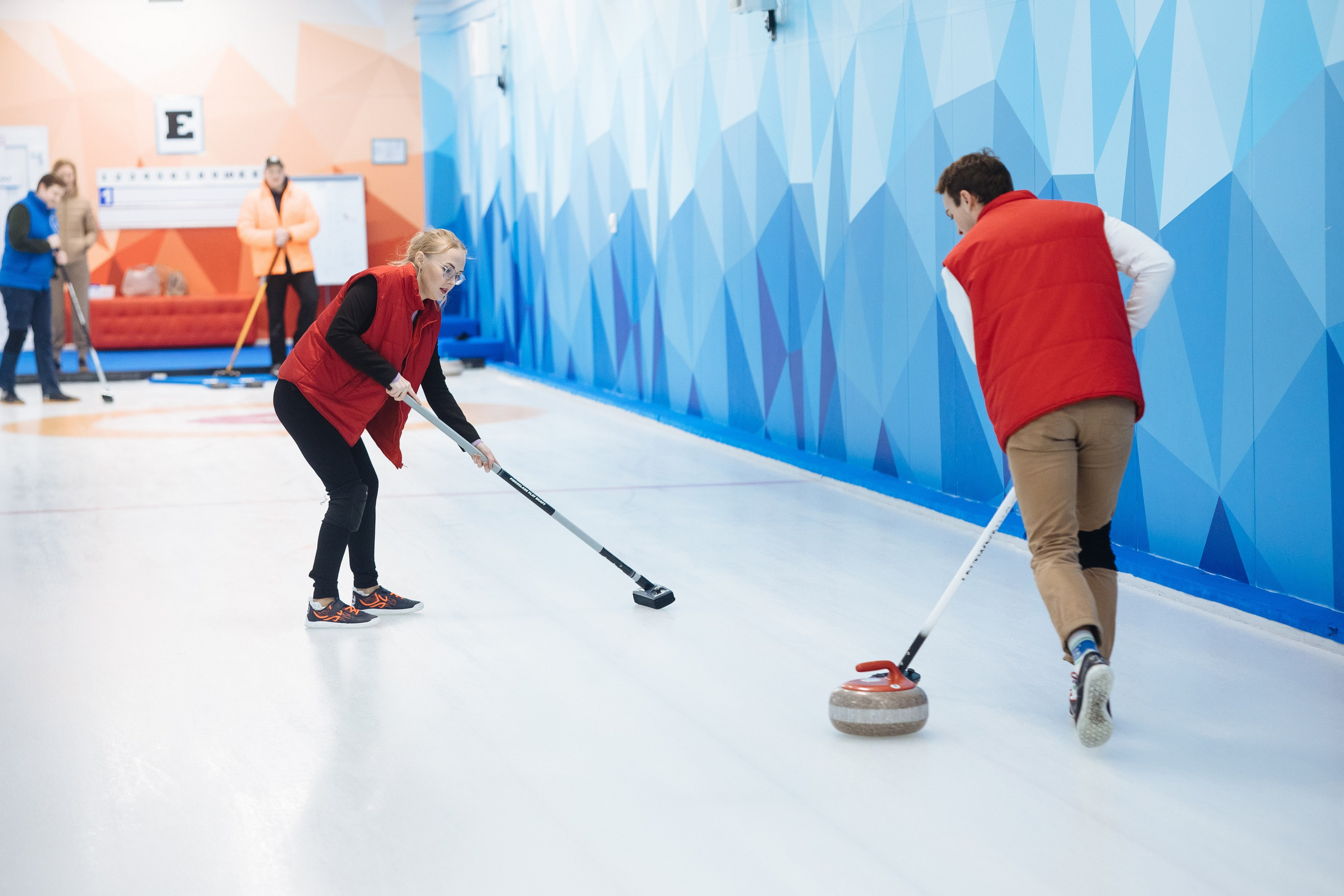 Корпоратив в кёрлинге. Свадебный и семейный фотограф Екатерина Иванова