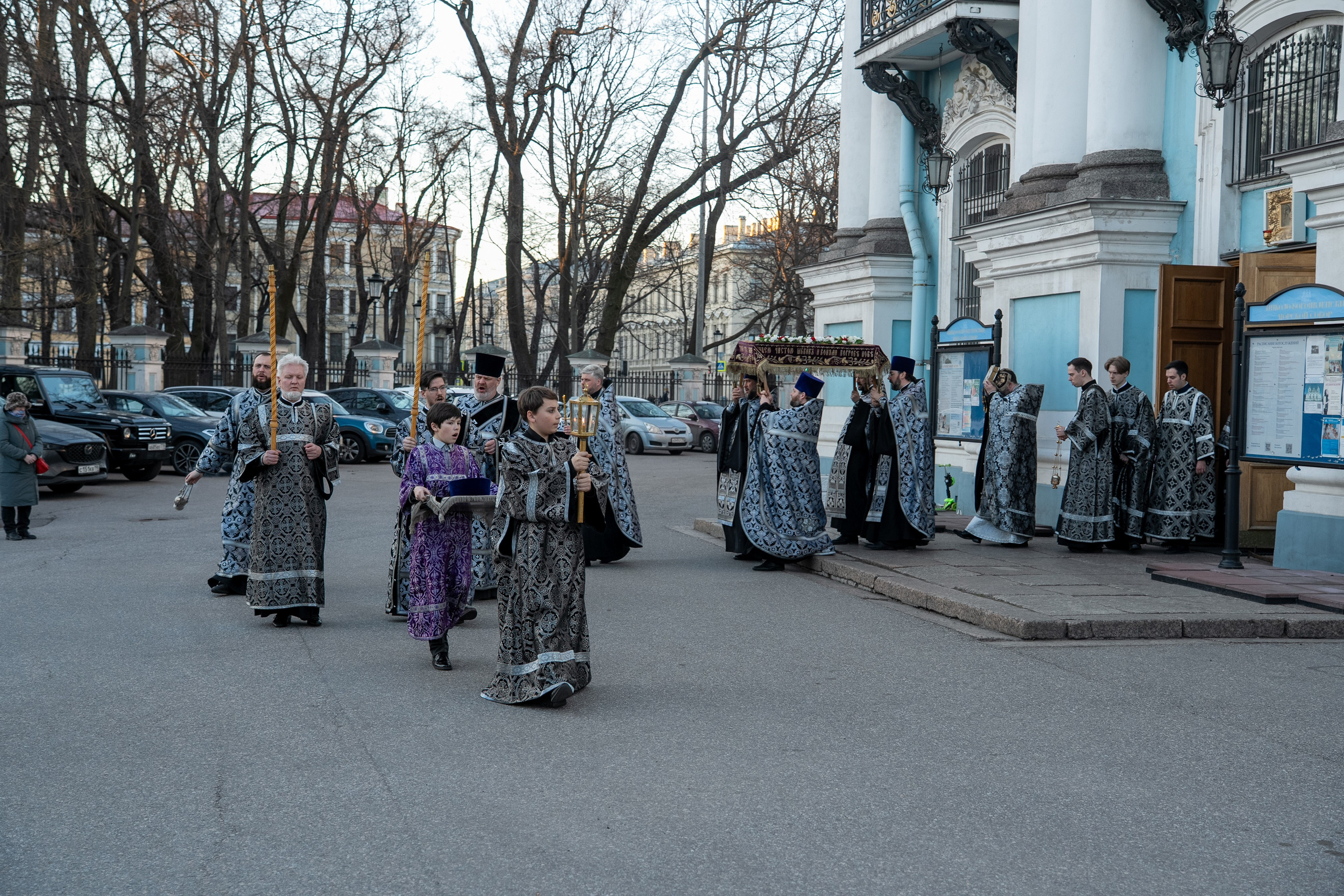 Великая пятница. Утреня с великим славословием. Чин погребения Спасителя. НИКОЛО-БОГОЯВЛЕНСКИЙ МОРСКОЙ СОБОР