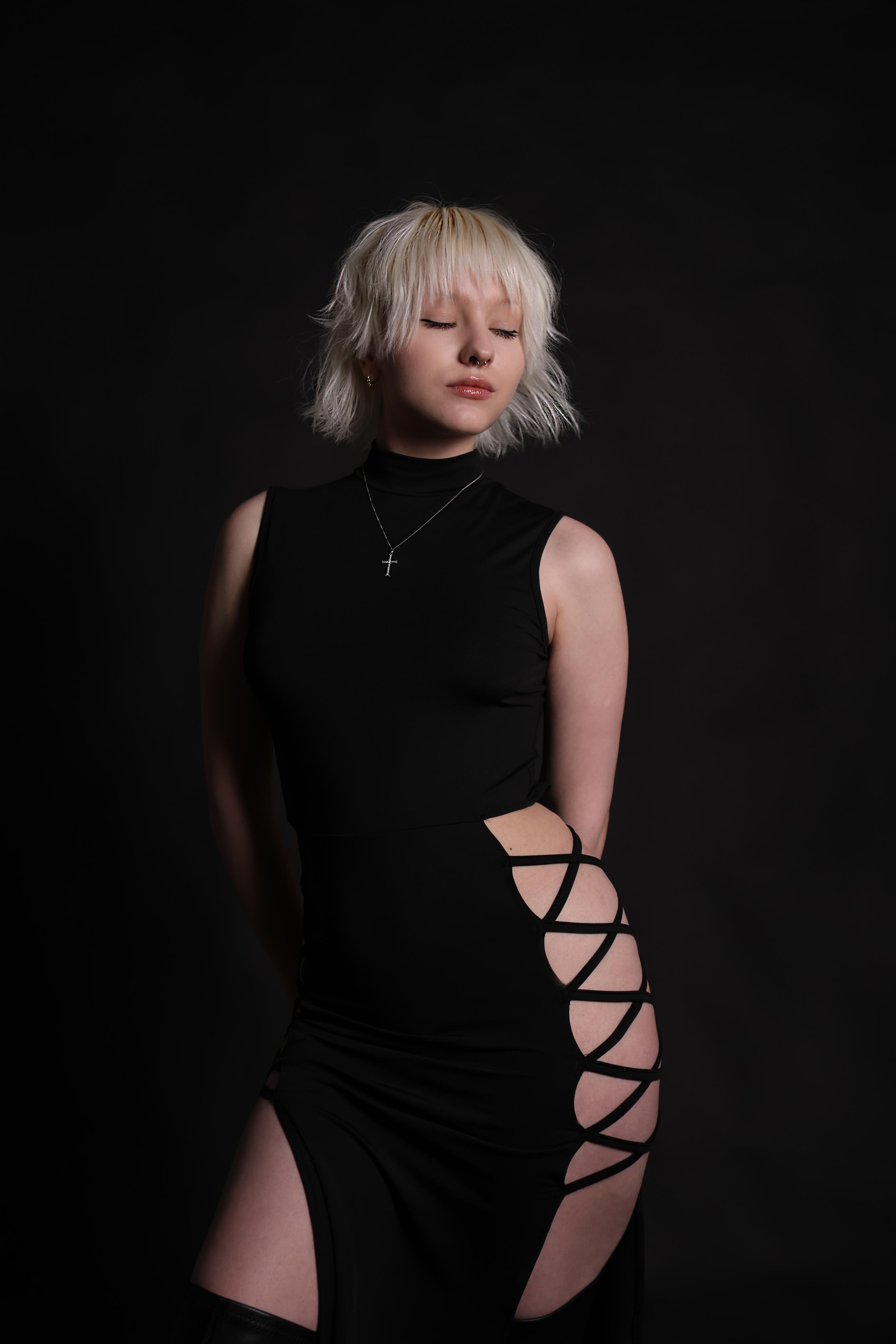 Дерзкое черное платье. Свадебный фотограф в Москве