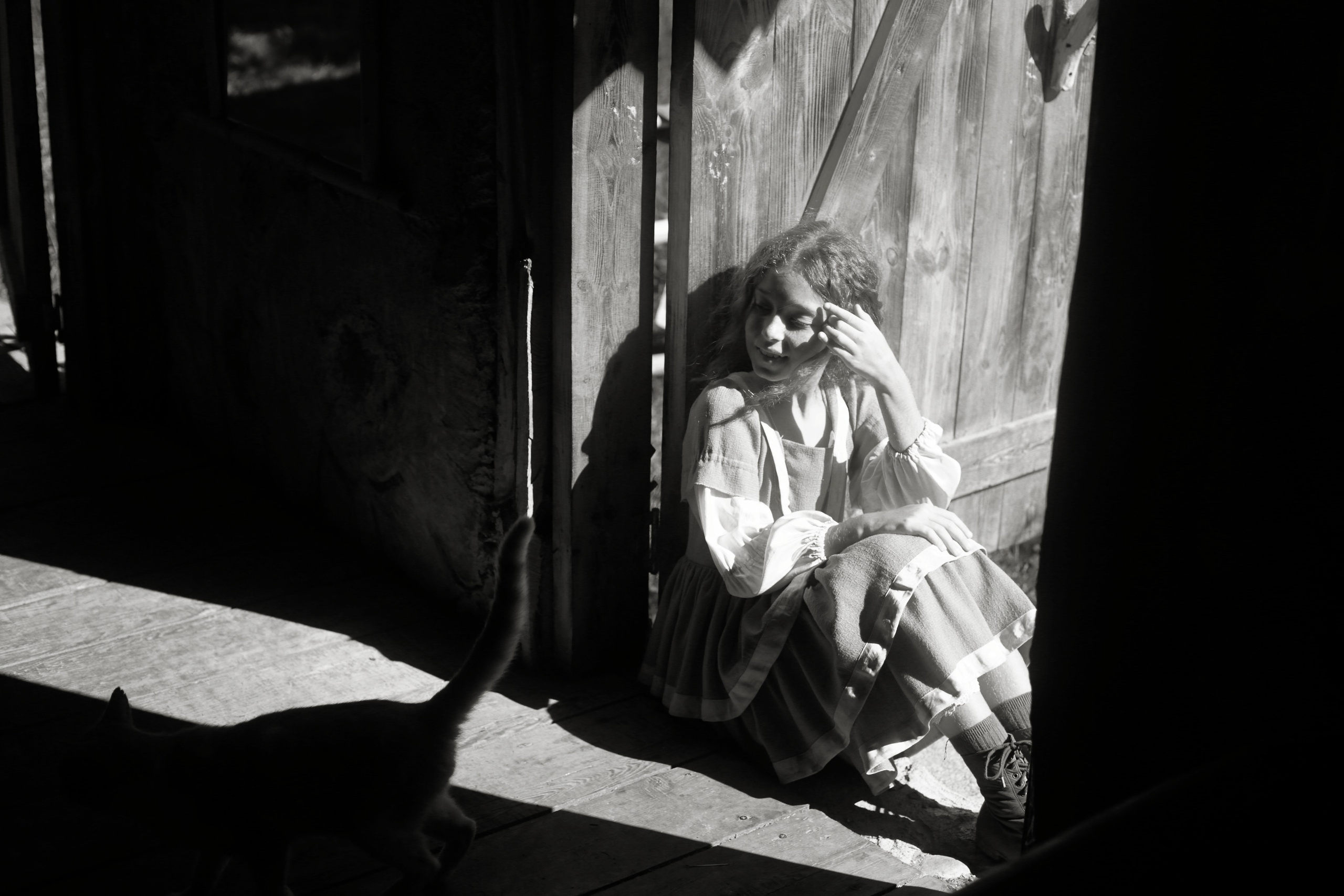 Кинематографическая съемка. Старик и дети. Ekaterina Beridze