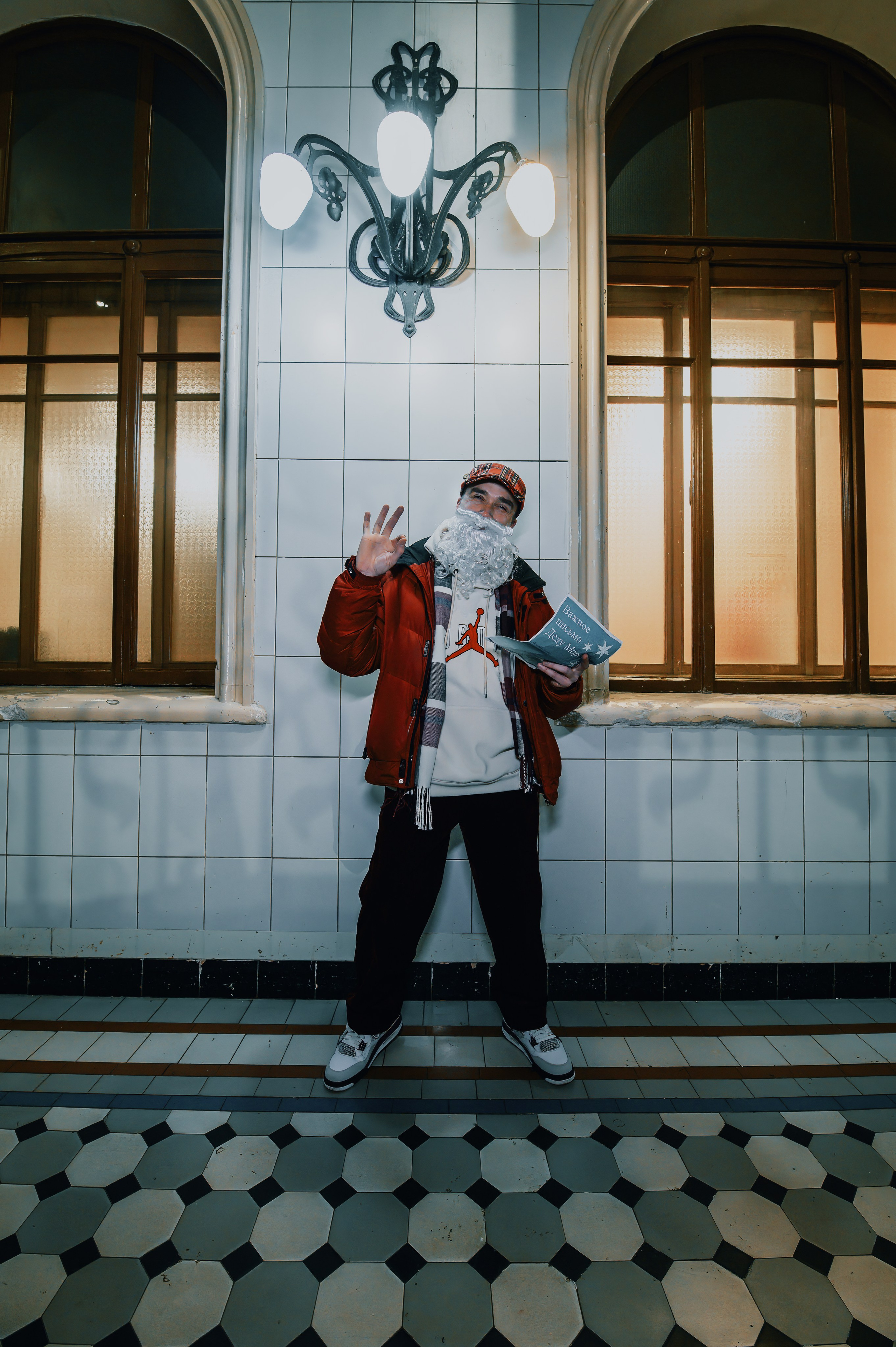 Дед Мороз на стиле. Профессиональный фотограф в Санкт-Петербурге