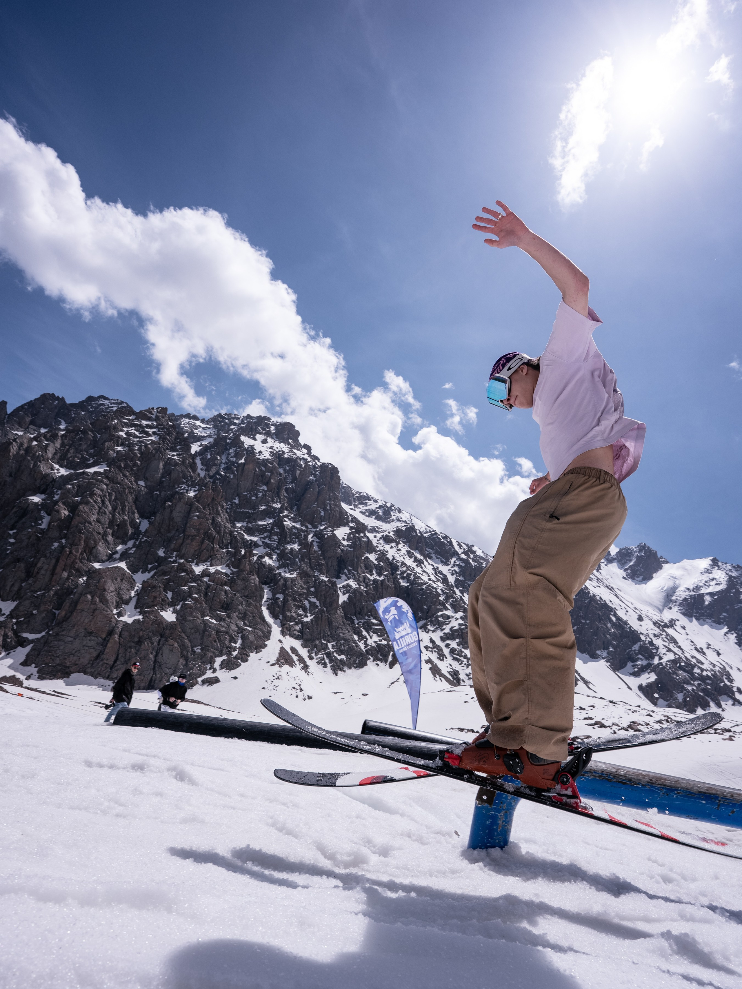 Gorilla IMBA CAMP 2026, Mountain, Sky, Sport, photograph Denis Karpenkom, Sport Almaty, Sport Kazakhstan, Medeo, Chimbulak, Air Sky, Snowbord