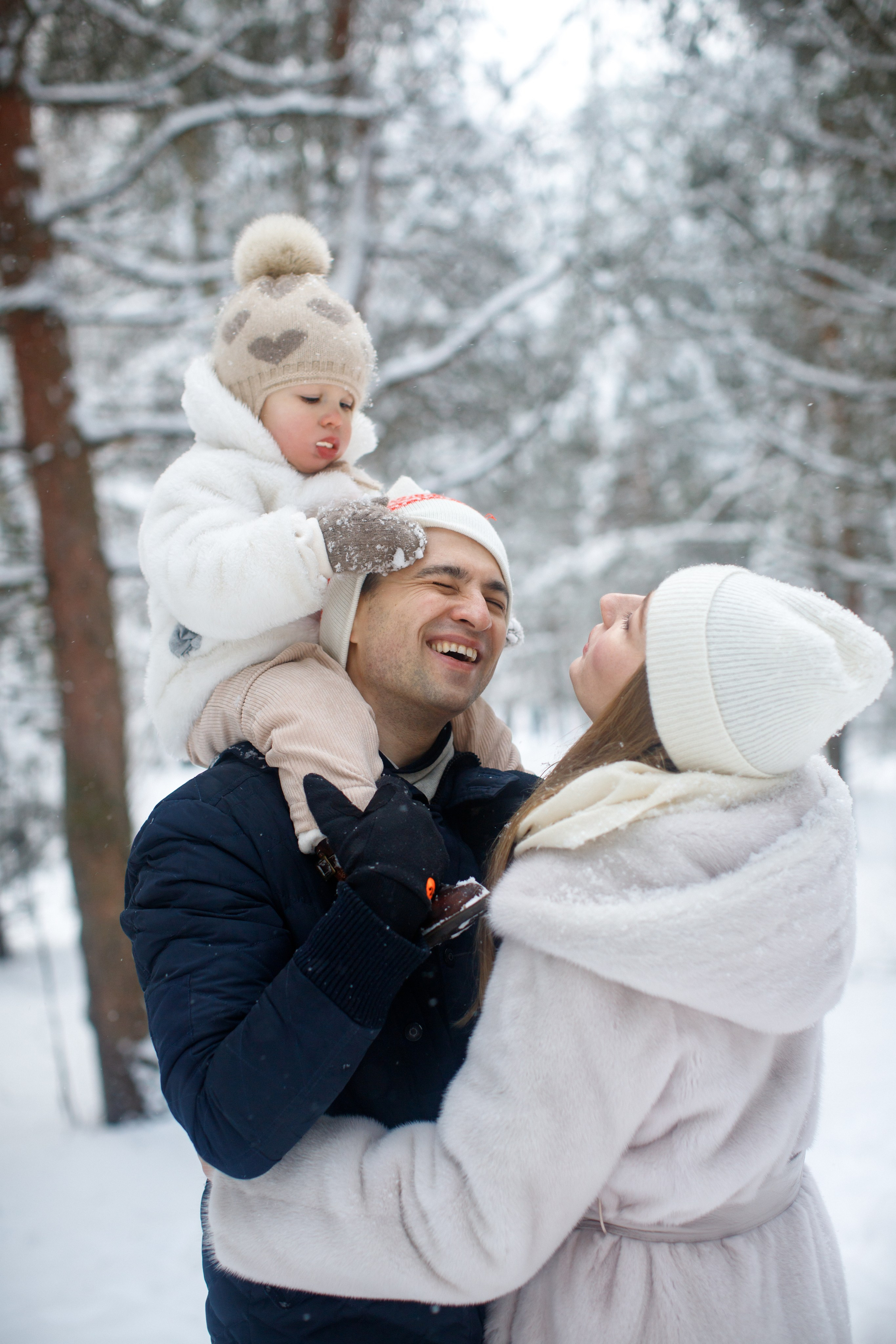 Зимние объятия. Детский и семейный фотограф Мария Киселёва. Москва