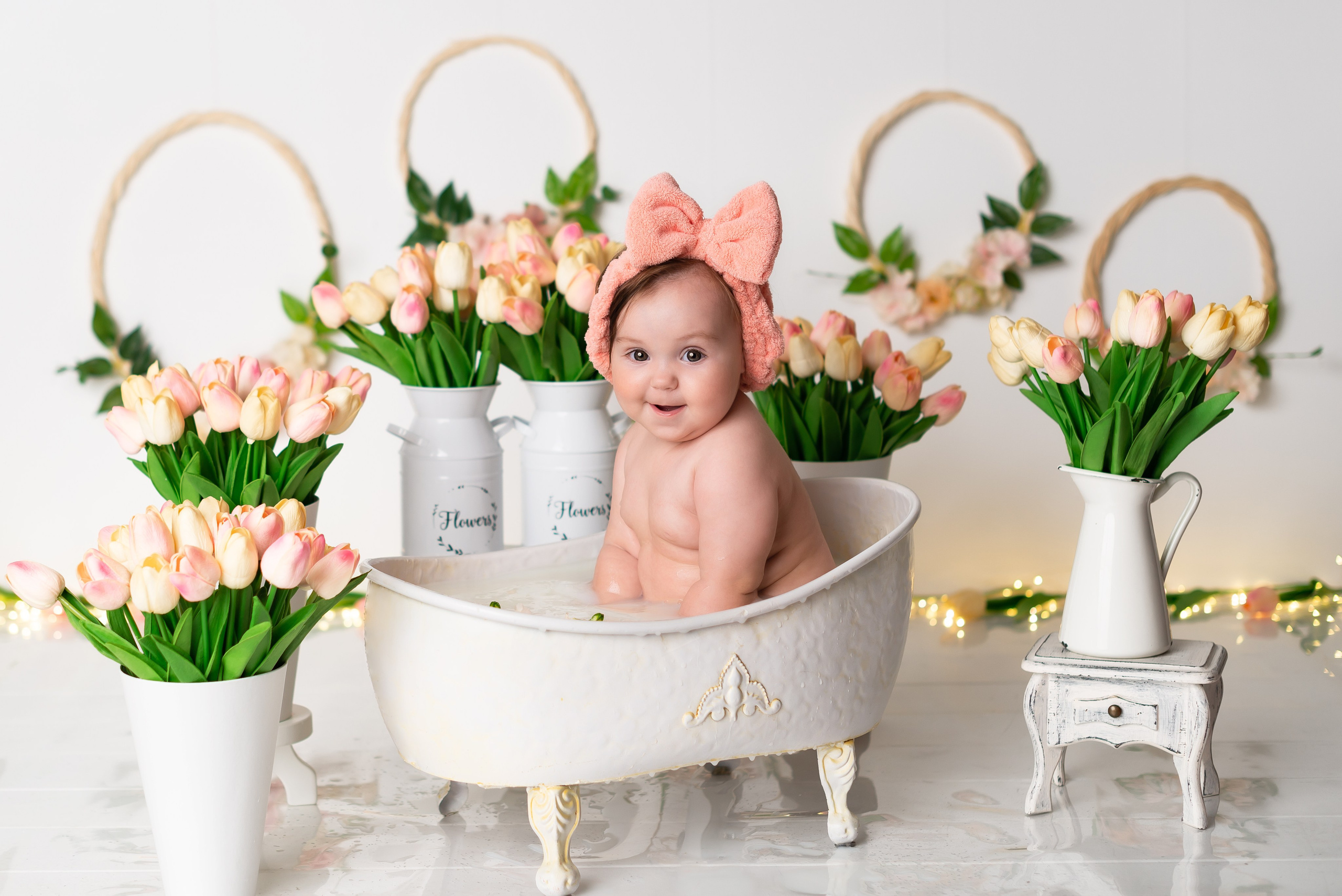 Фотосессия малыша в ванночке. Детская фотостудия «Мандаринка» | Детский фотограф Краснодар