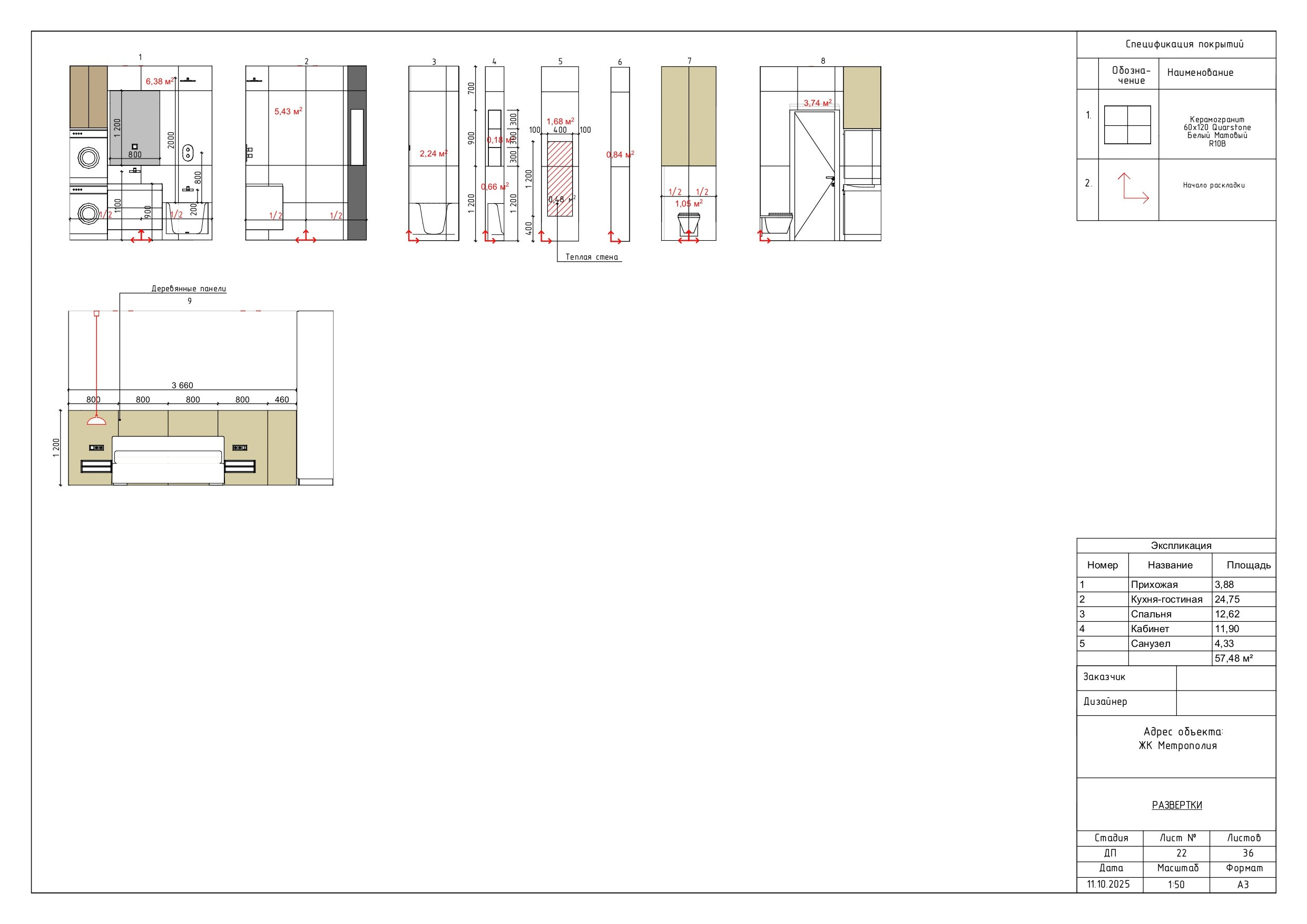 ЖК Метрополия. Дизайнер интерьера Ника Шуба