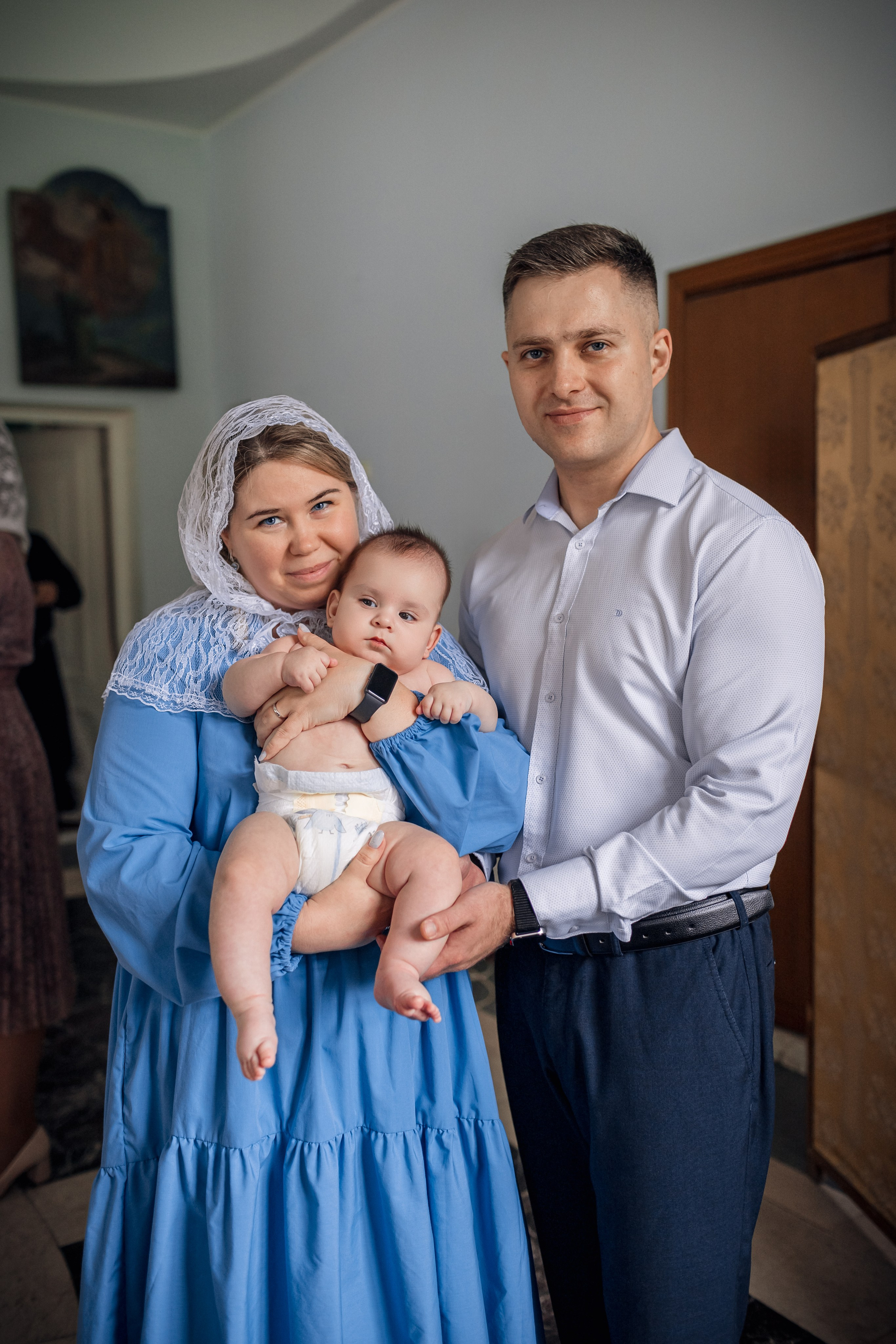 Крещение в Храме Влахернской иконы Божией Матери в Кузьминках. Профессиональный фотограф в Москве и Мо Мария Шантарёва