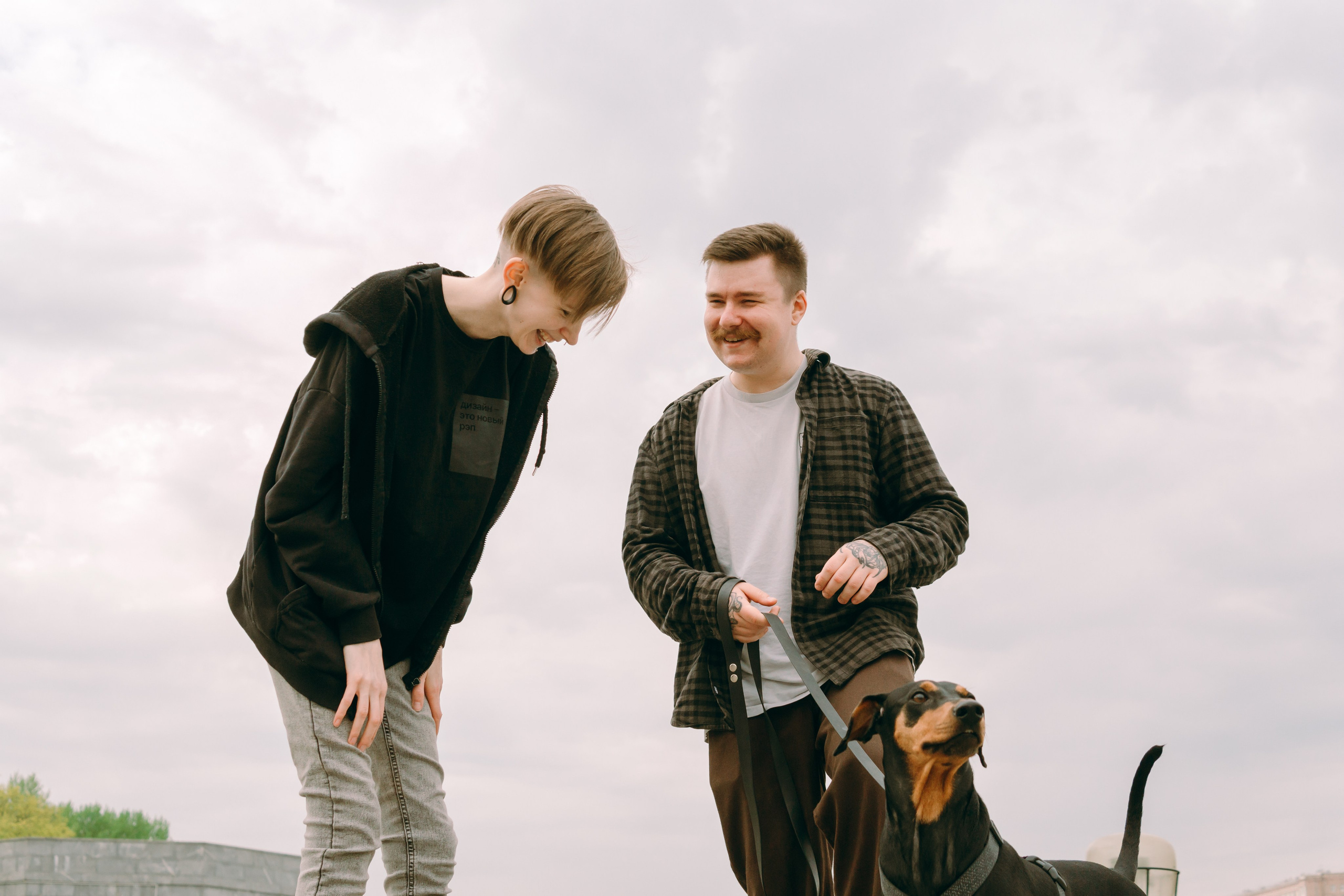 Кира, Максим и Аскара. Фотограф-анималист Ксения Воробьева, Москва