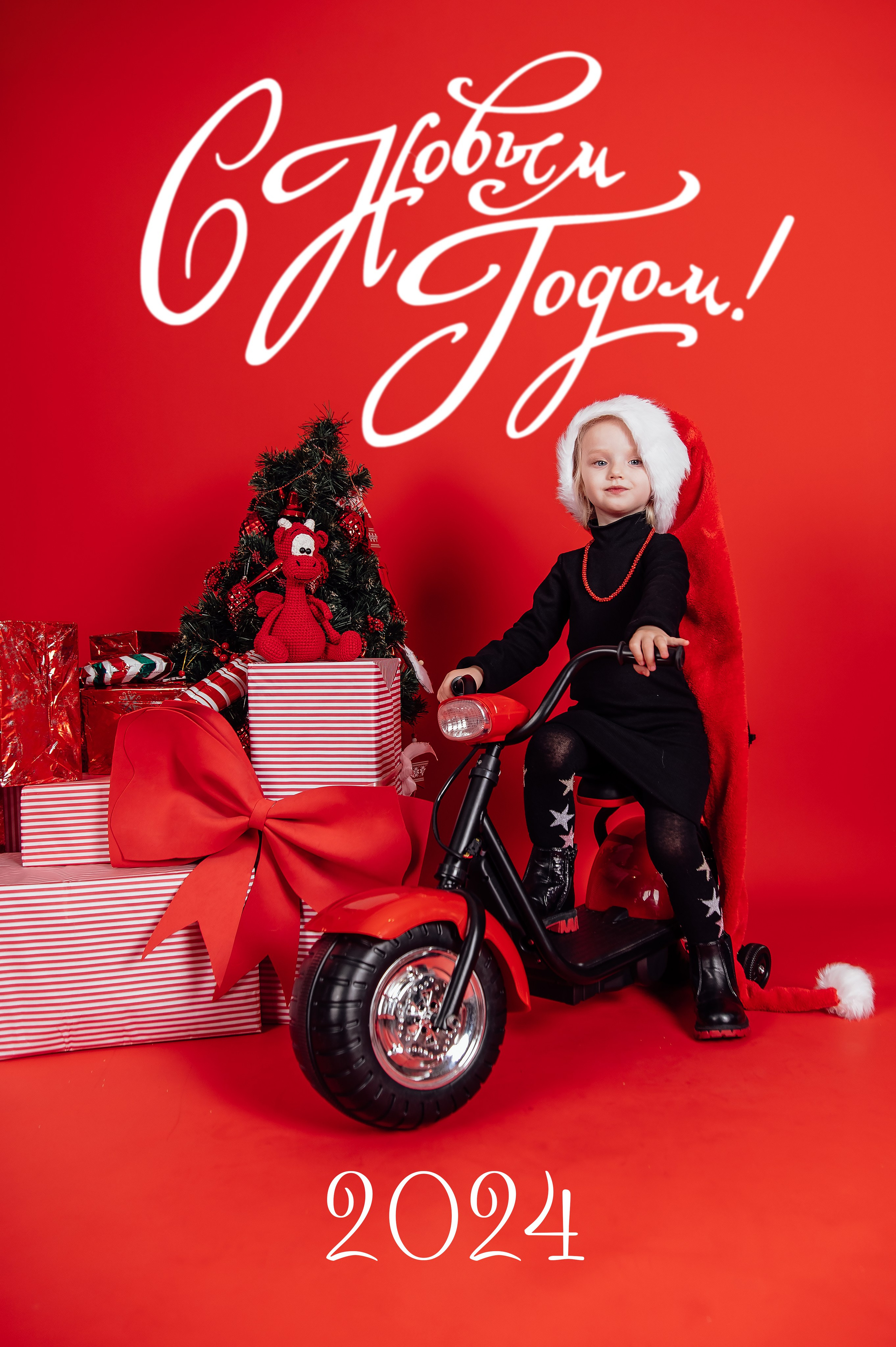 КРАСНЫЙ НОВЫЙ ГОД. Детский и семейный фотограф Катерина Мишина