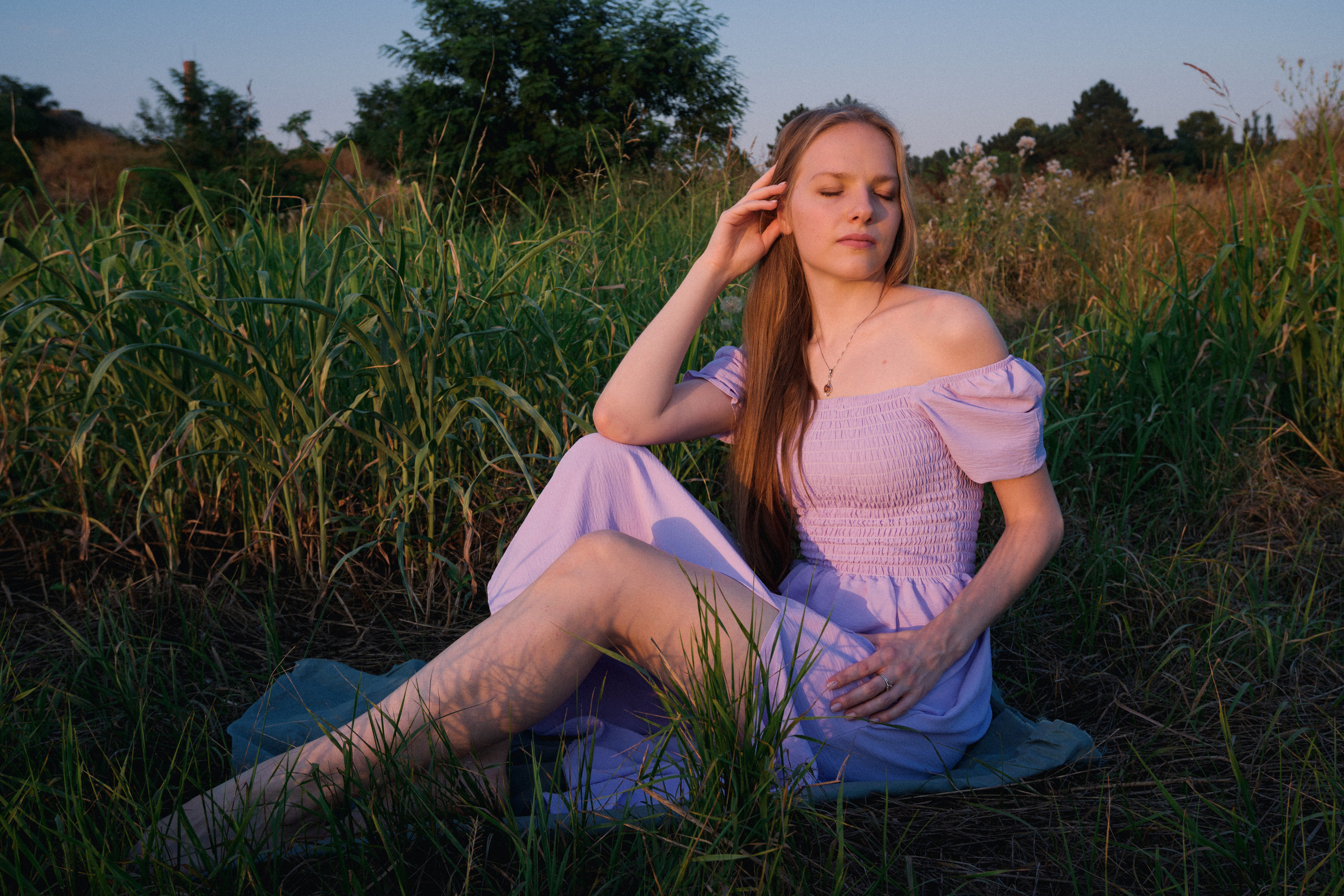 Летняя фотосессия у реки. Портретный фотограф в Краснодаре Лена Шевченко