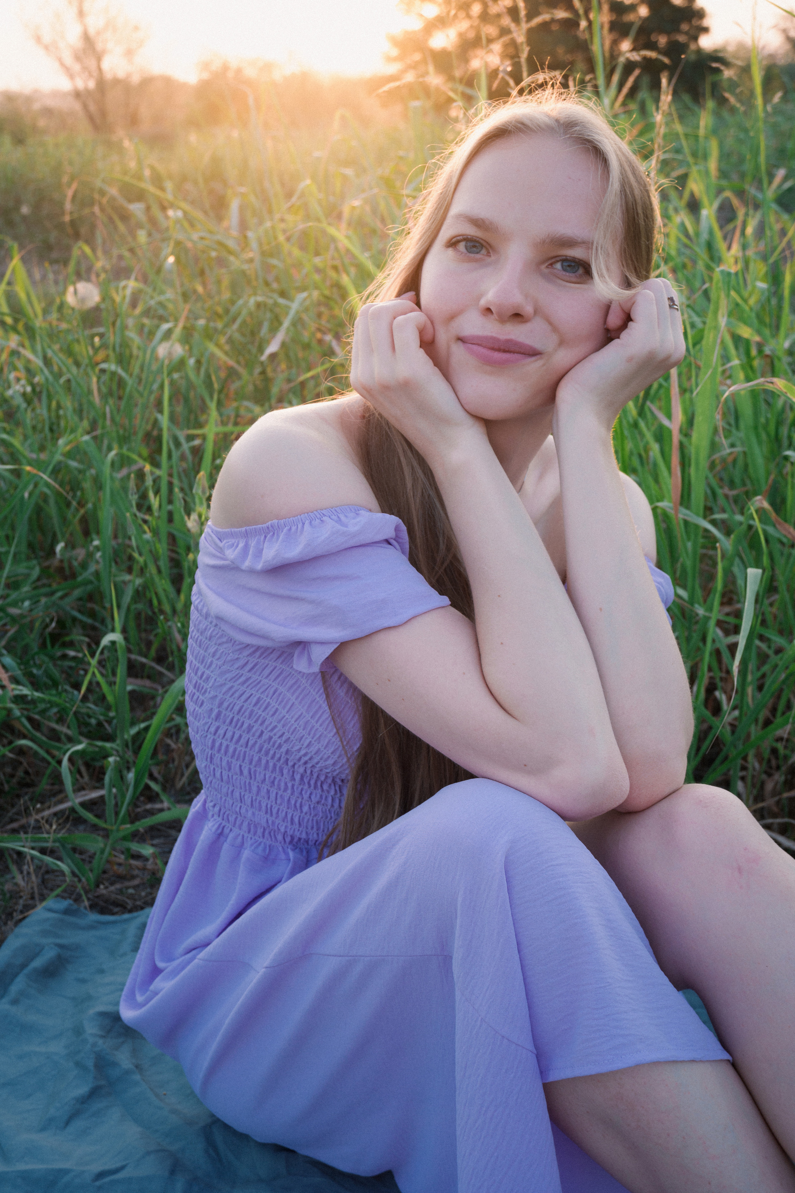 Летняя фотосессия у реки. Портретный фотограф в Краснодаре Лена Шевченко