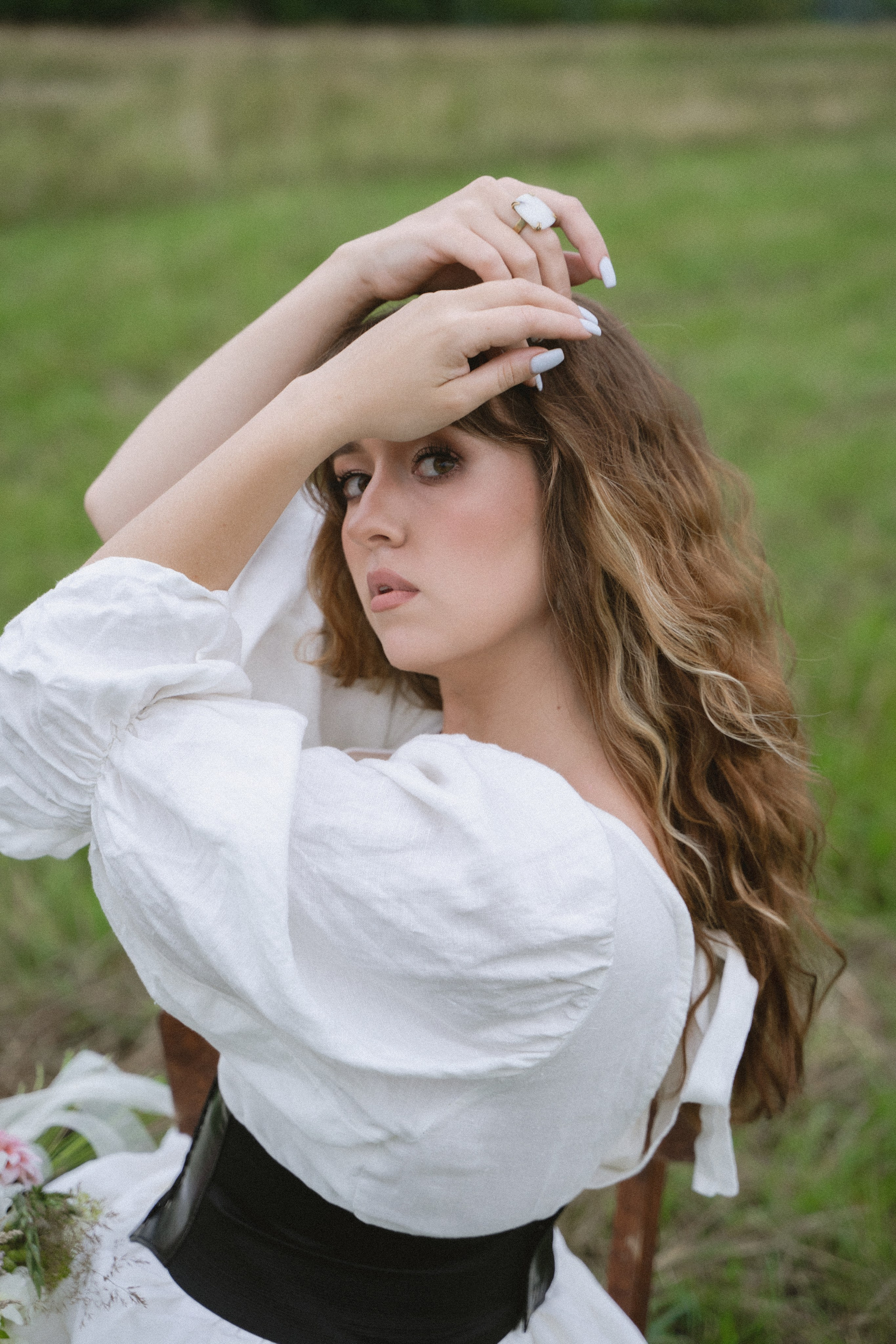 Фотосессия в поле для Александры. Фотограф Надежда Погребняк | Рязань | Москва