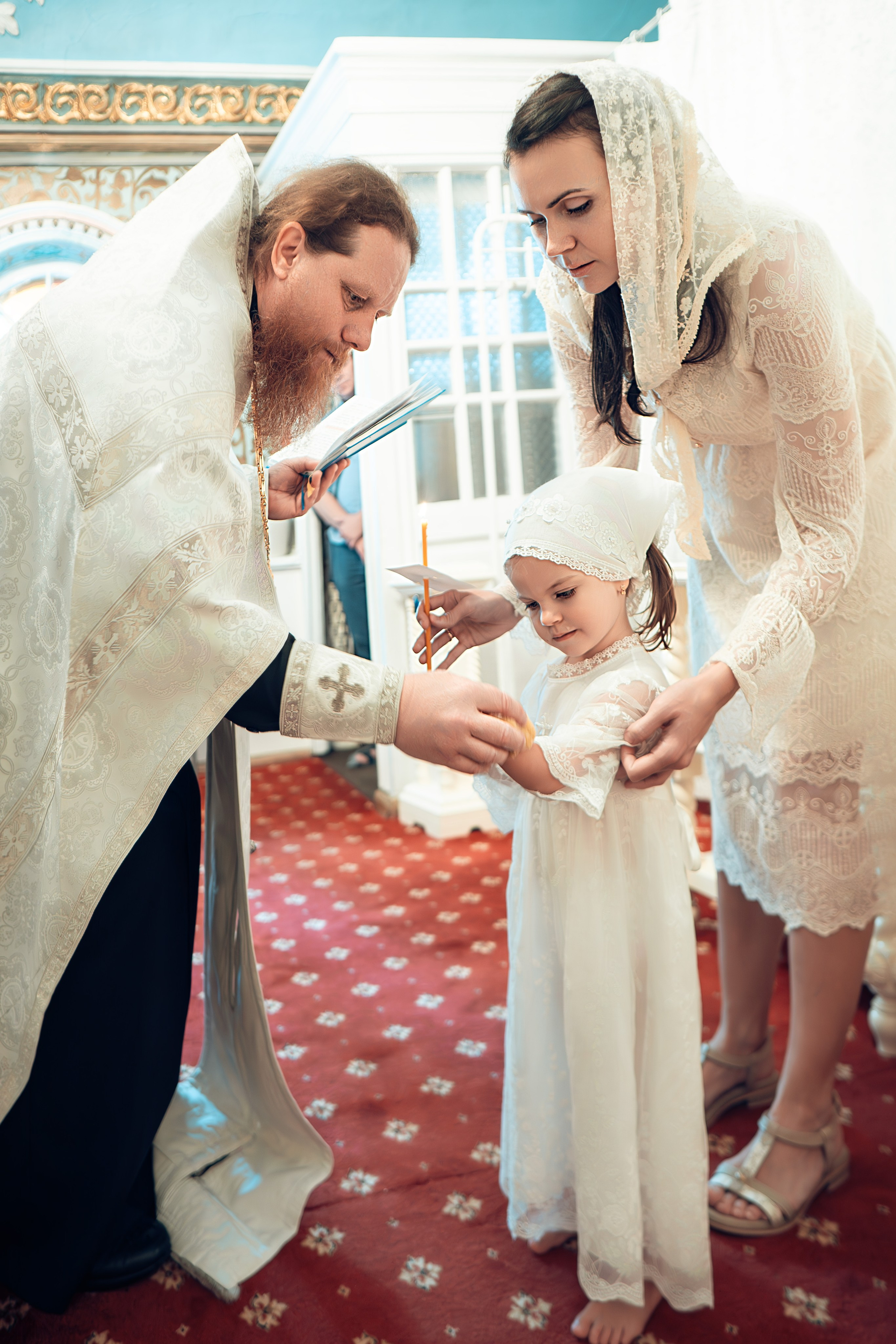 Таинство Крещения Евы и Софии