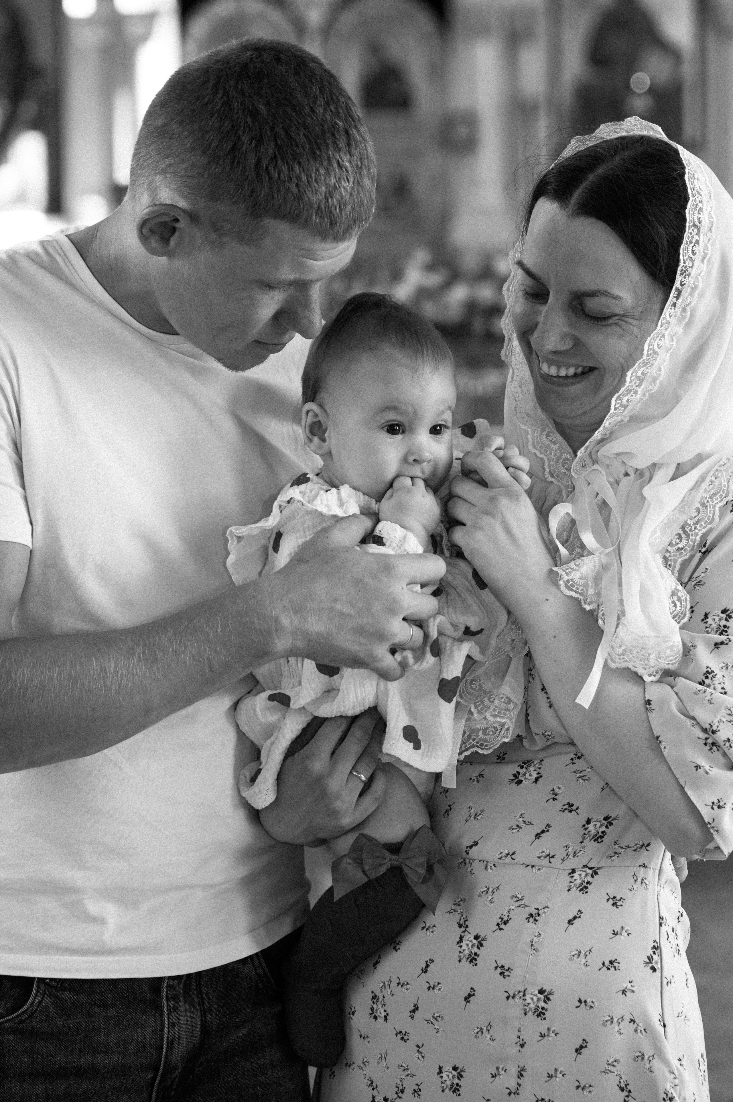 Таинство Крещения Дарьи (Храм Преполовения Пятидесятницы). Фотограф Ярута Оксана / Ростов-на-Дону