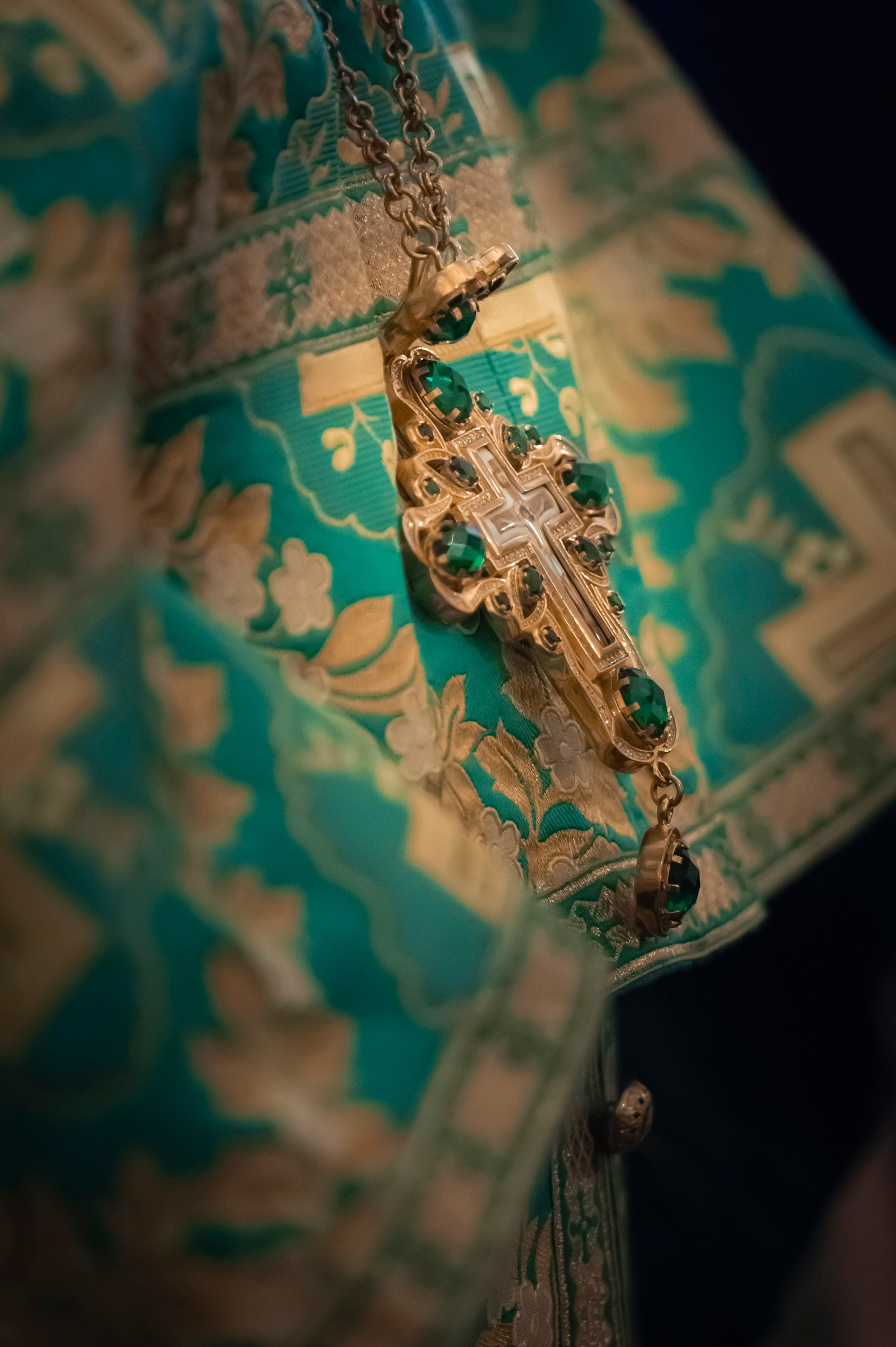 Богородский Храм. Всенощное бдение. Освящение верб. Антон и Татьяна Денисенко — В храме