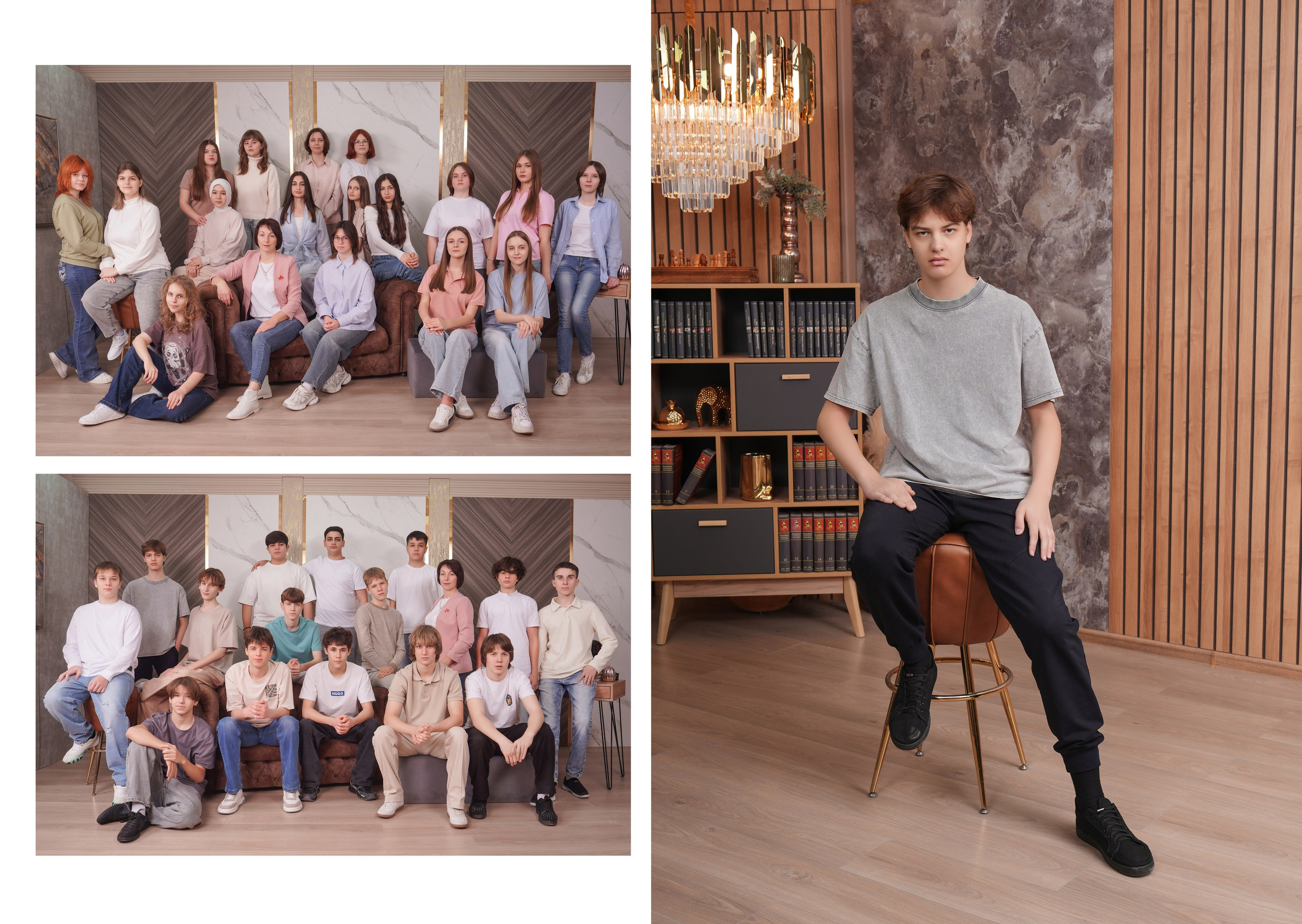 ШКОЛА 105 9 В. Красивый выпускной альбом в Краснодаре