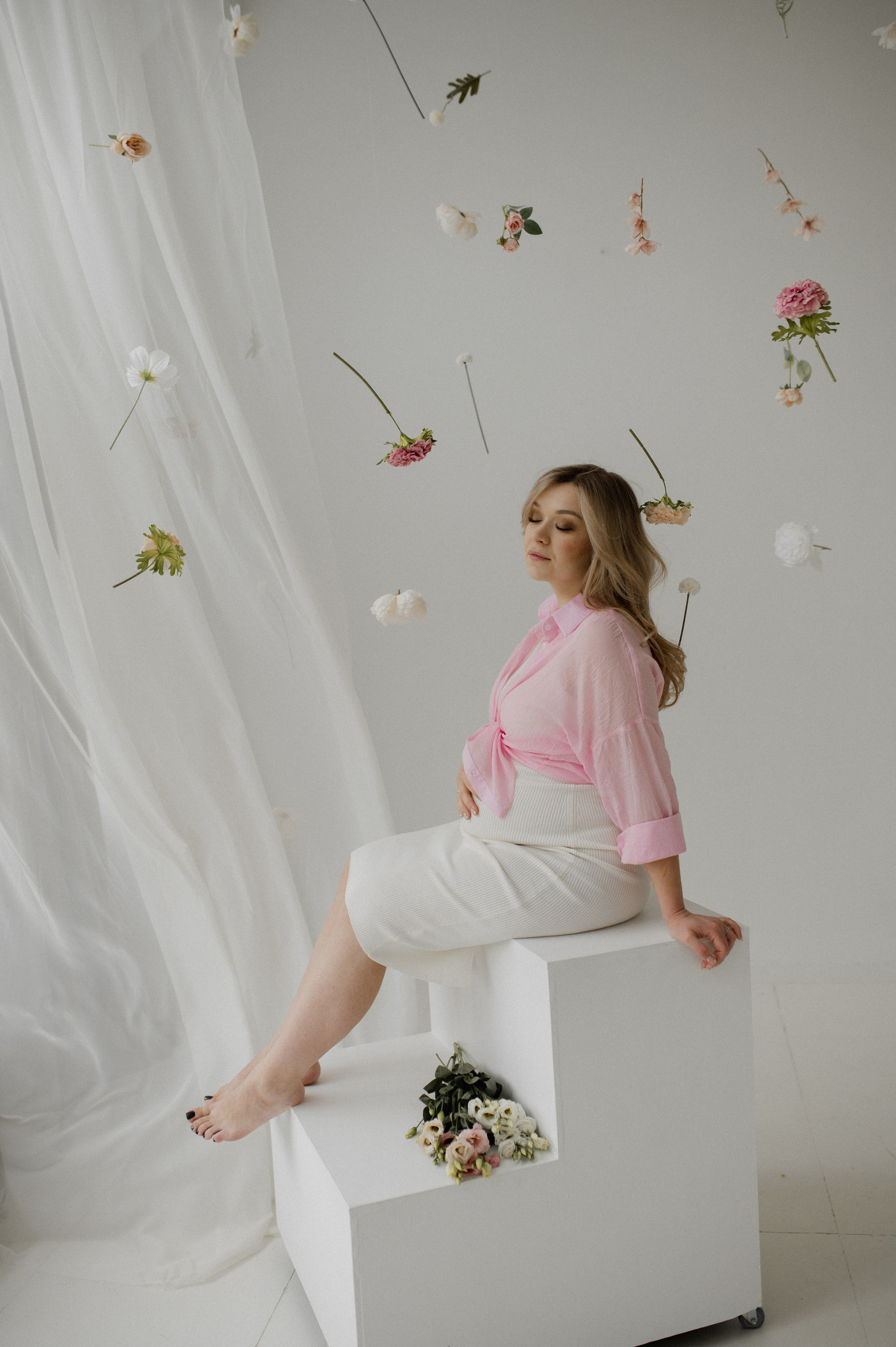 Оля в ожидании малыша. Семейная фотосессия Бутово Москва фотограф Алина Морщагина