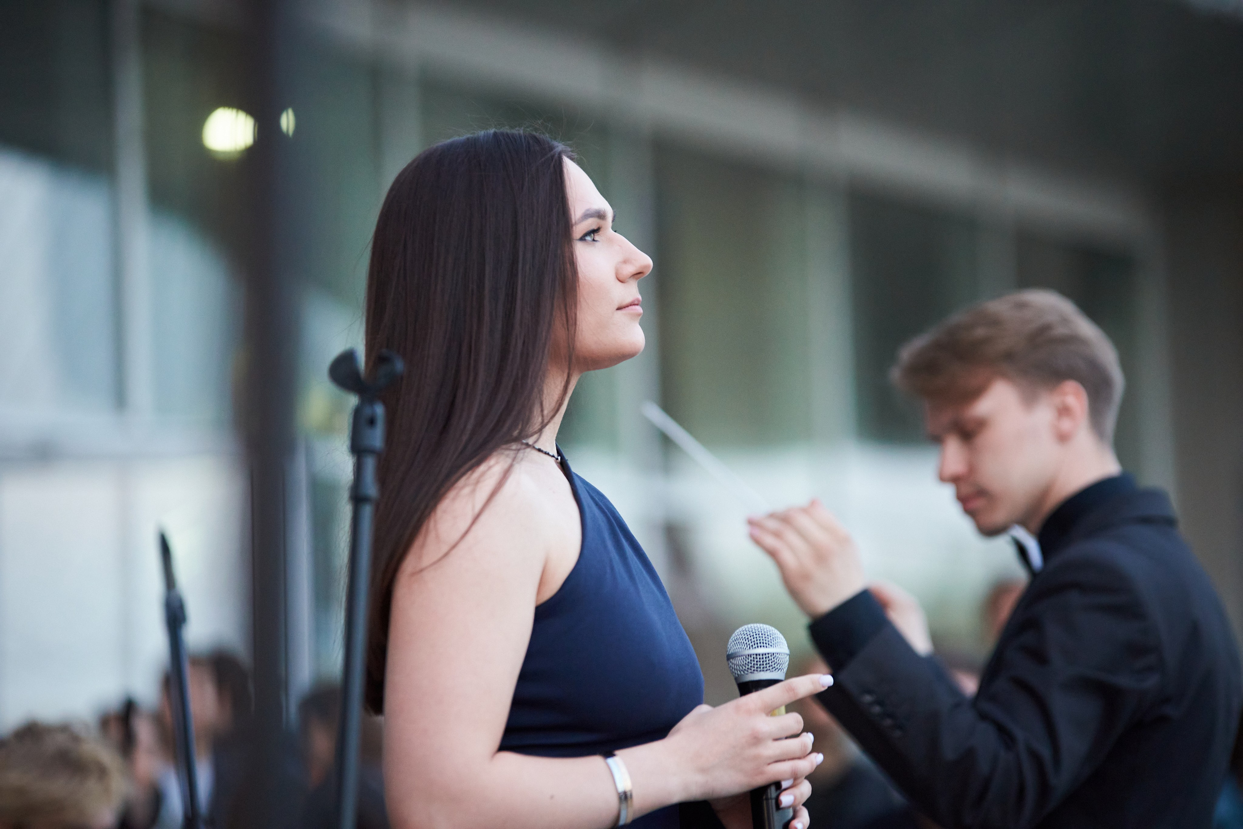 Репортаж: Музыкальная школа Виртуозы в Ночь музеев у планетария. Репортажный и женский фотограф в Новосибирске