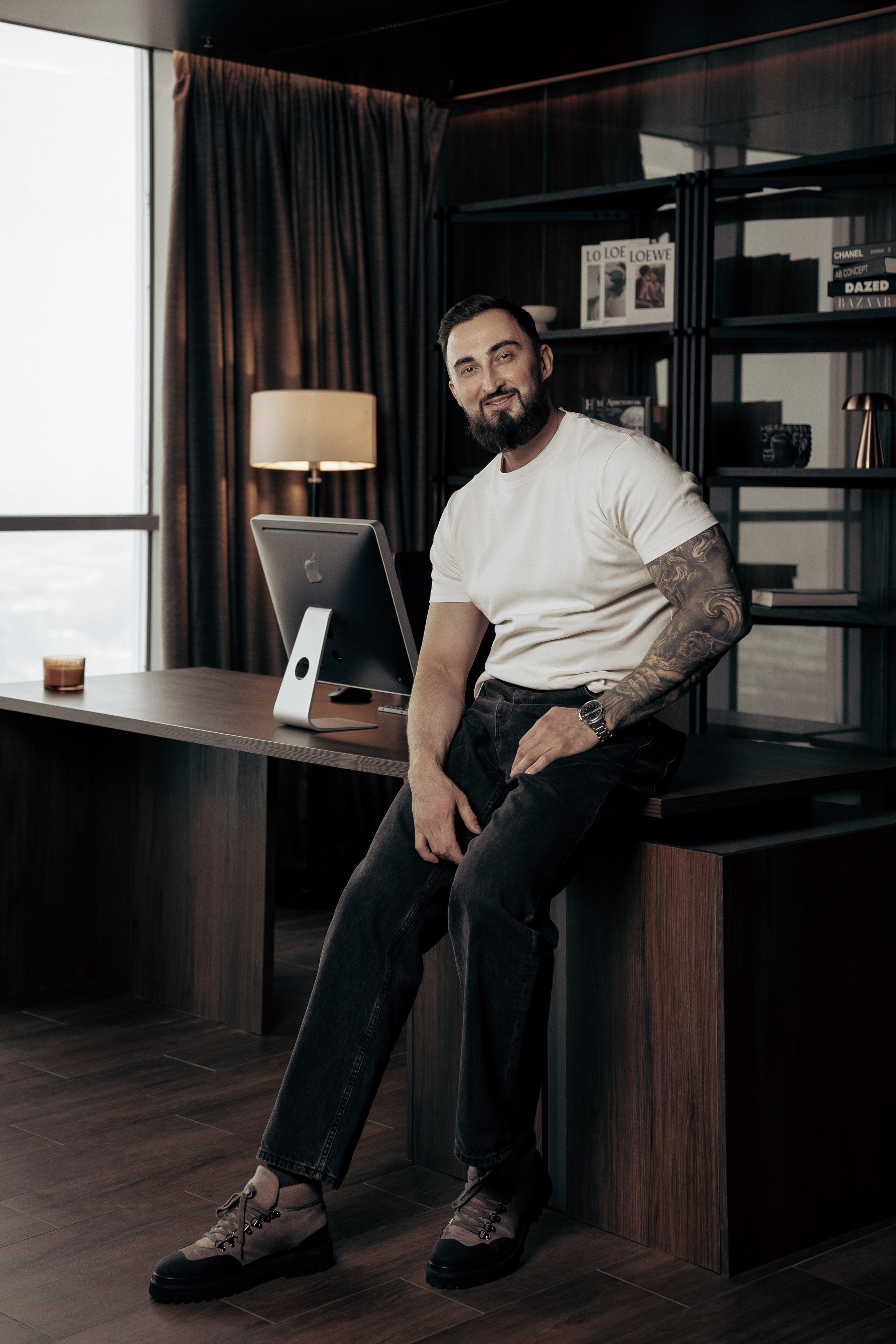 Мужская фотосессия в фотостудии Art-Place Faktura. Профессиональный фотограф в Санкт-Петербурге Александр Волосенцев