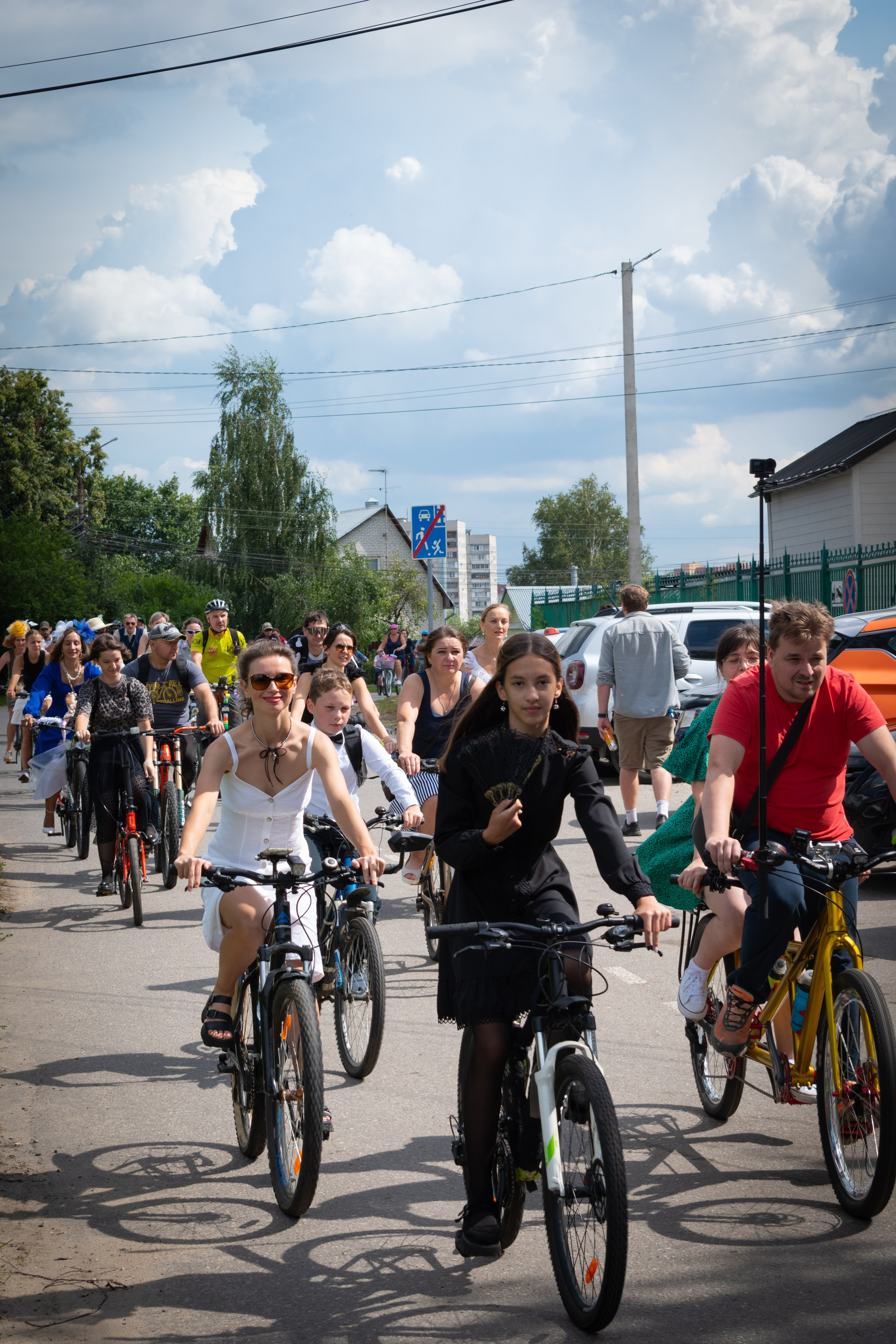 «Леди на велосипеде» — велопробег по г. Жуковскому 2025. Репортажный фотограф Сыбер Мартти