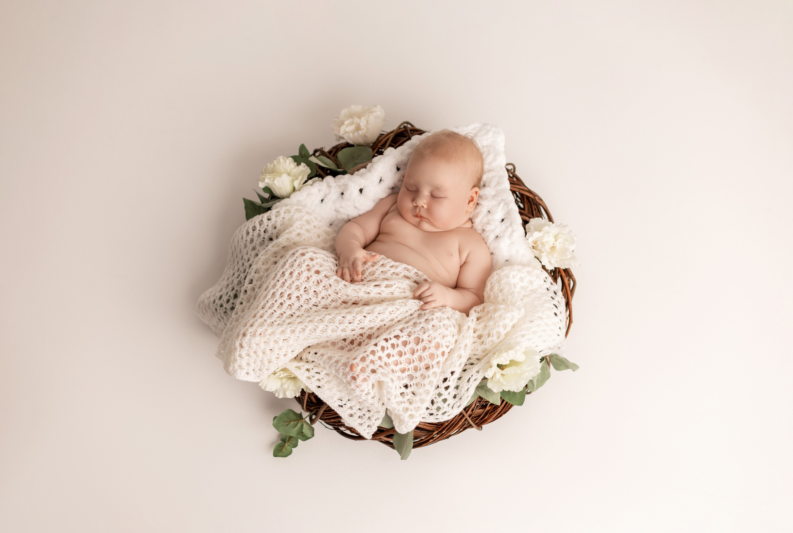 Ольга, 1,5 месяца. Фотограф новорожденных в Нижнем Новгороде Надежда Кадылкина