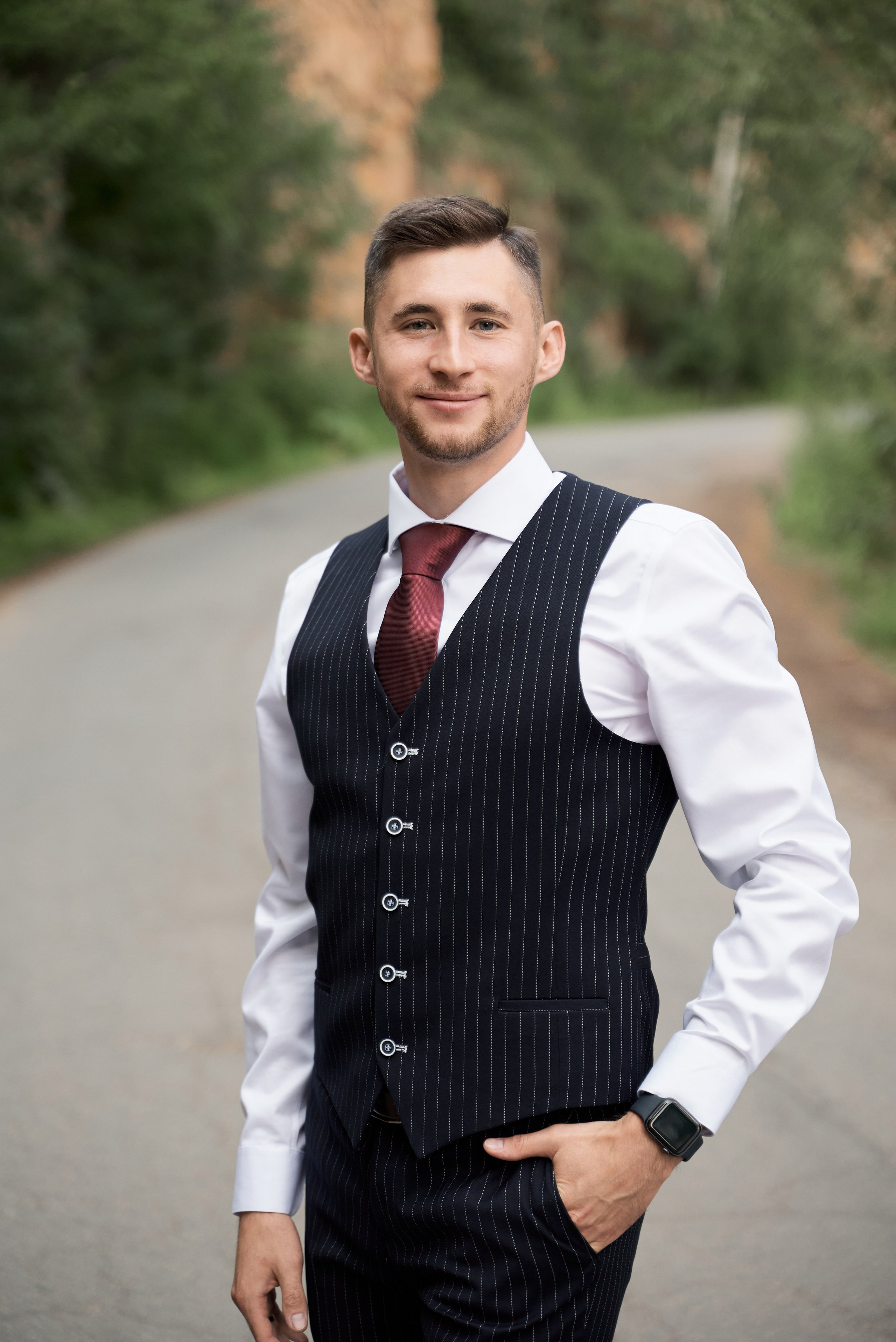 Дорога у карьера. Свадебный фотограф Александр Браво