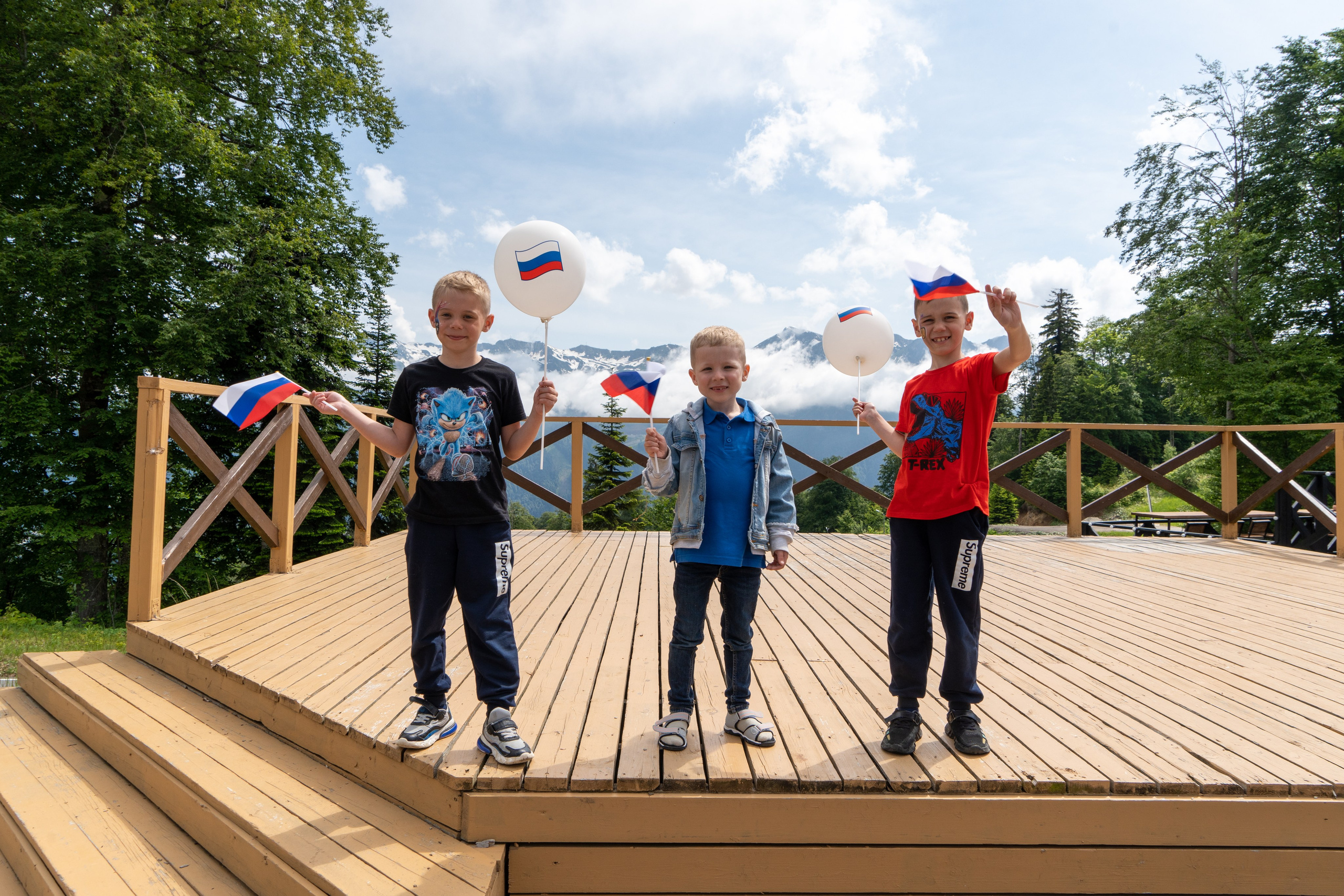 День России на курорте Газпром 2023. Репортажный фотограф в Красной Поляне и Сочи Павлюченко Екатерина