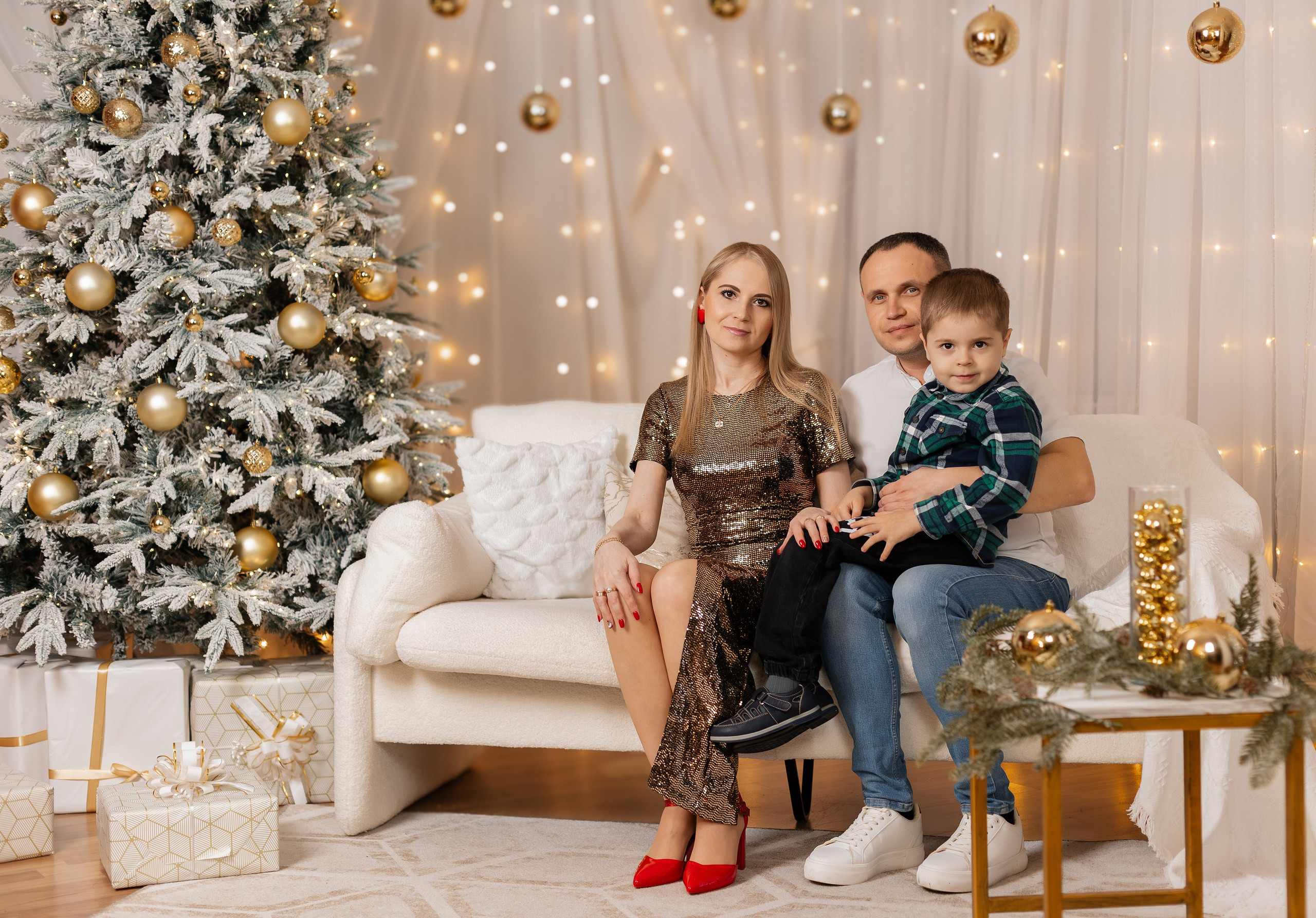 Новогодняя семейная съемка. Свадебный и семейный фотограф в Рязани Анастасия