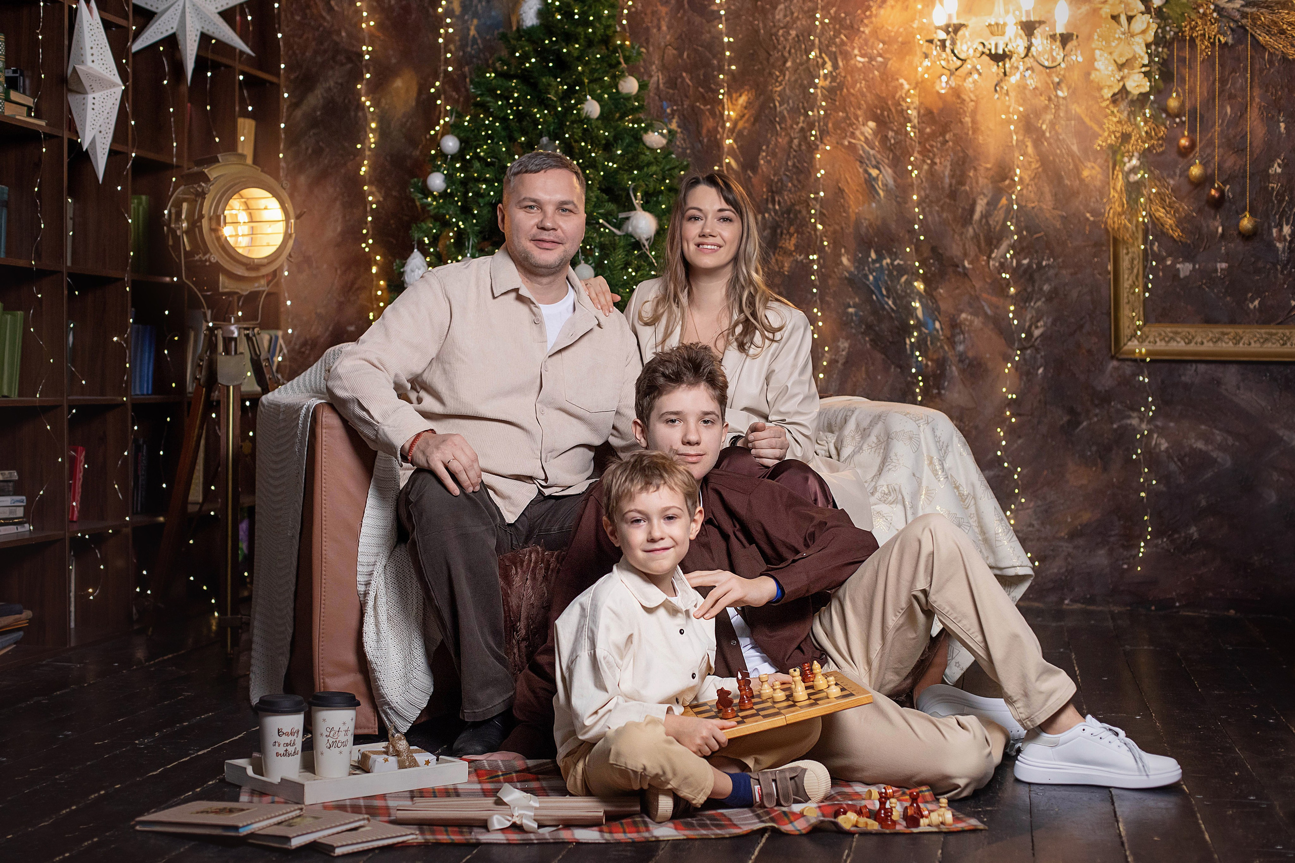 Новогодние съёмки. Фотограф Ирина Зверева