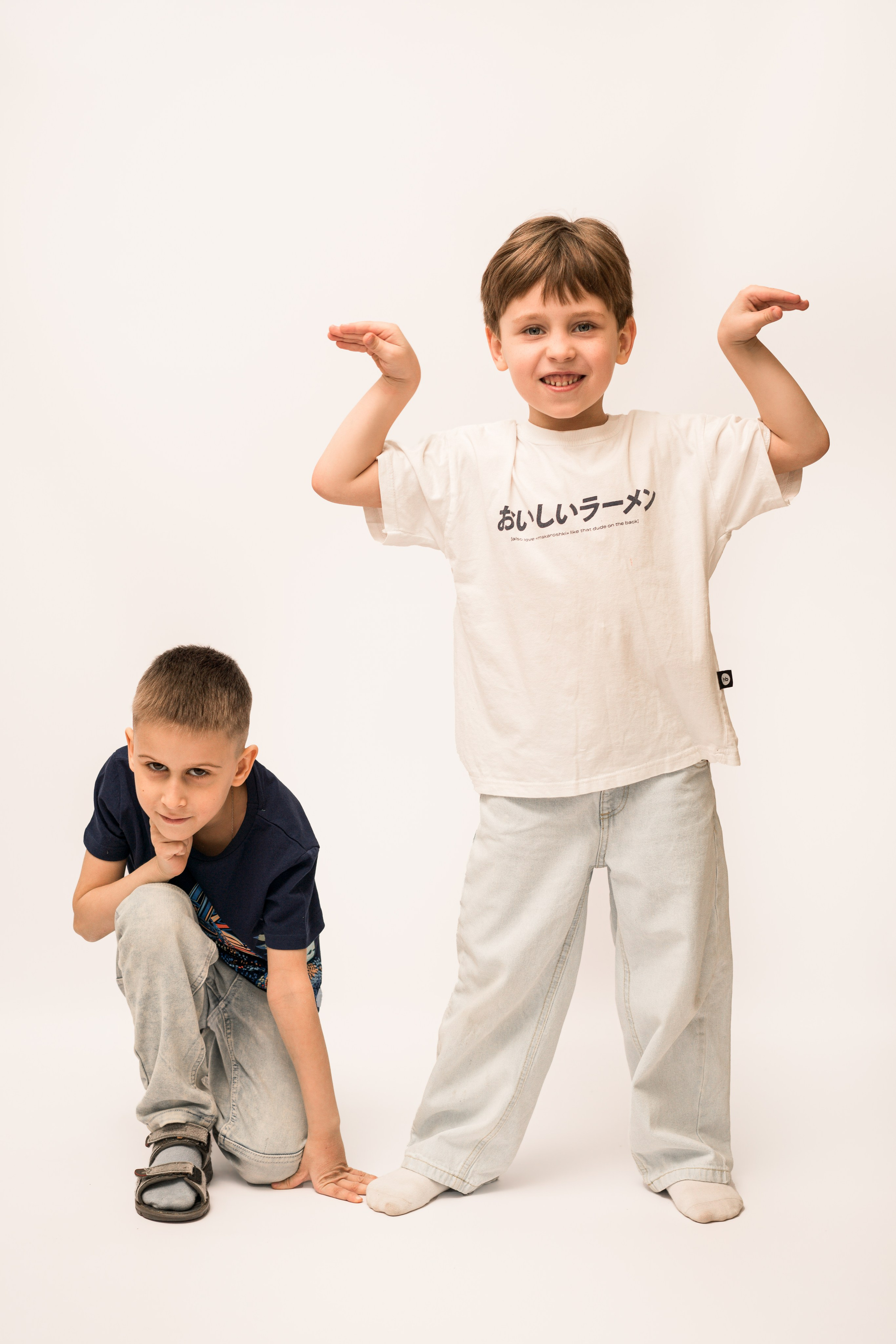 Детский сад, портреты белый фон. Фотограф Шунова Саша