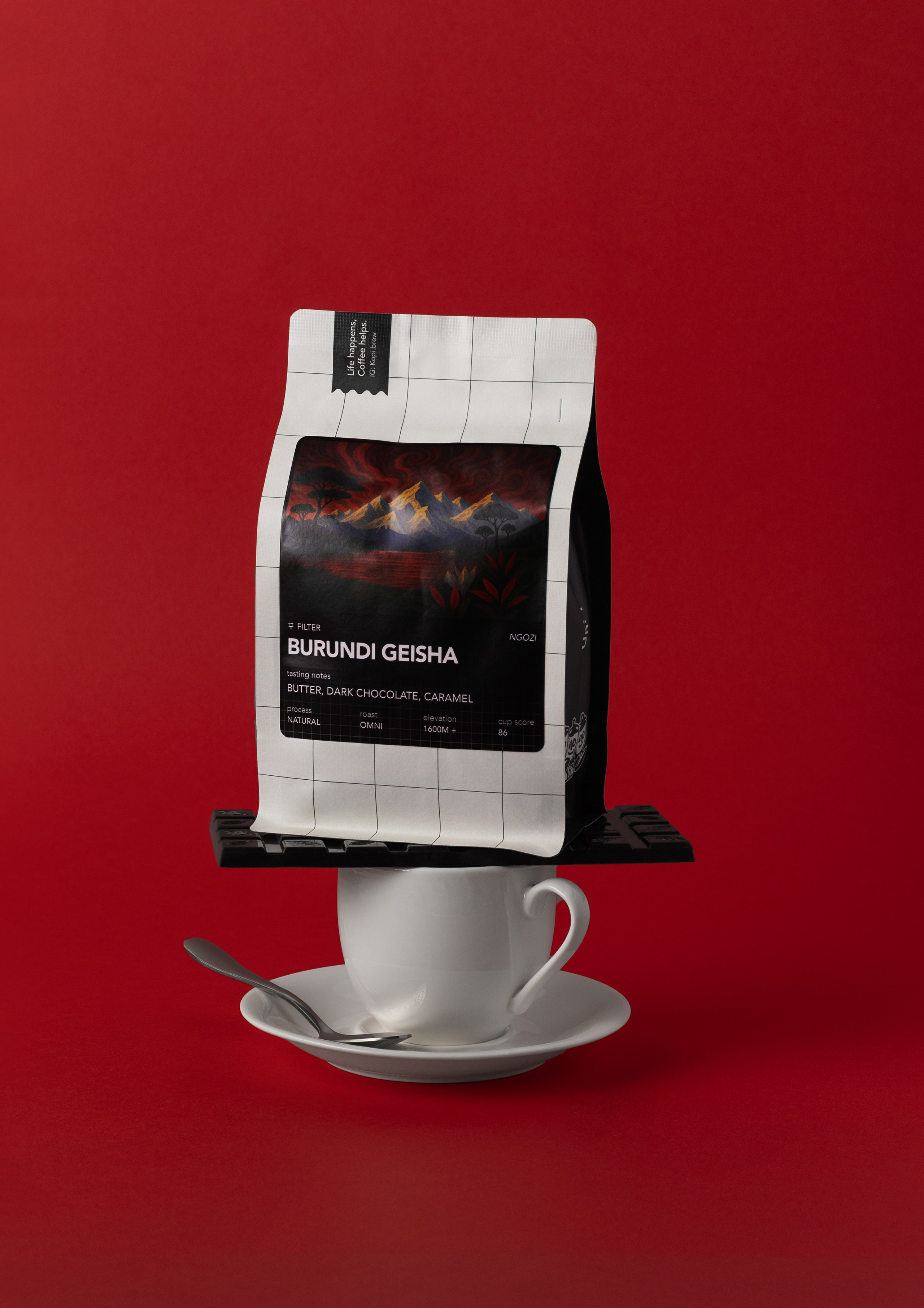 Съемка кофе для «Kopi.brew». Предметный фотограф в Грузии