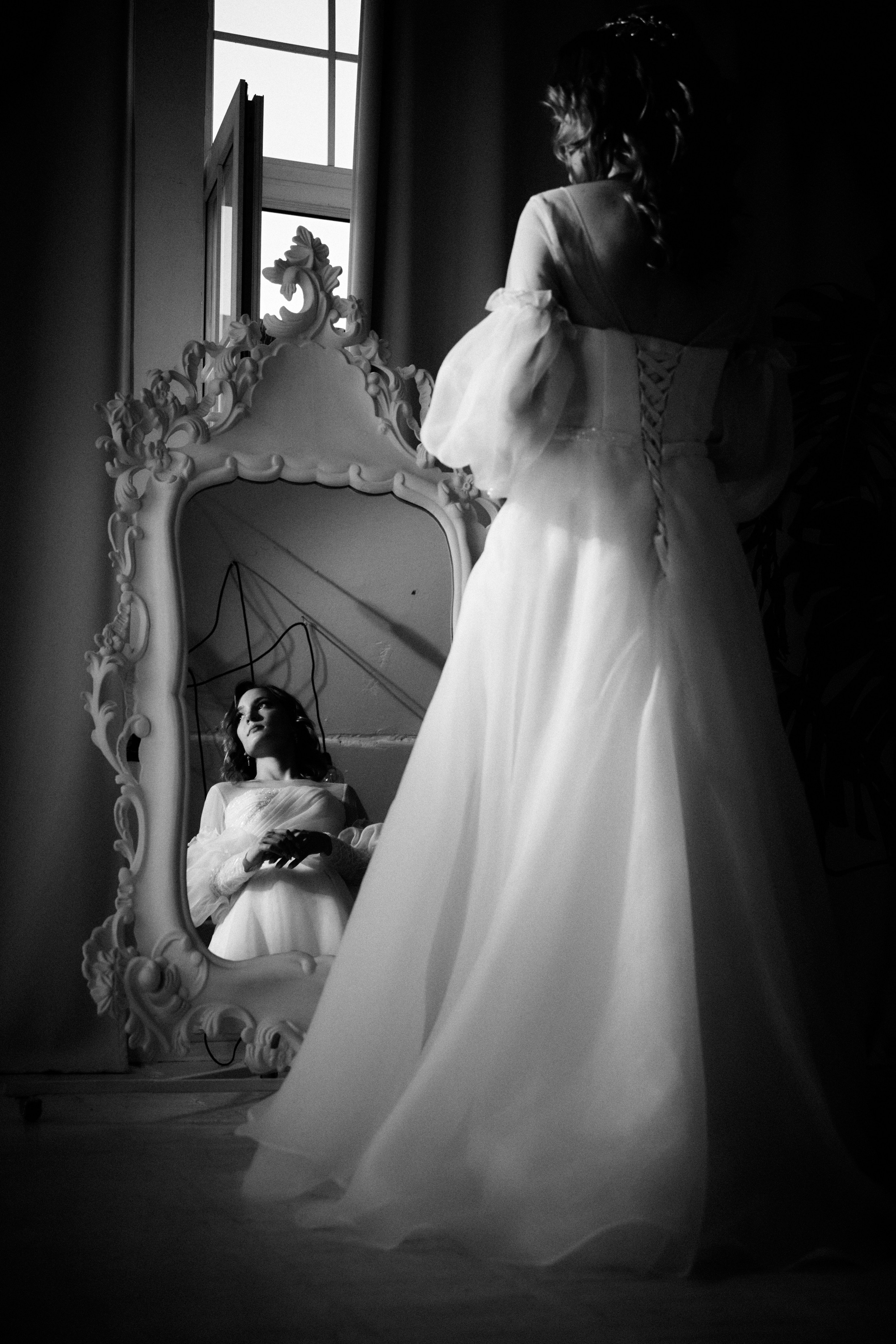 чб свадебная фотография