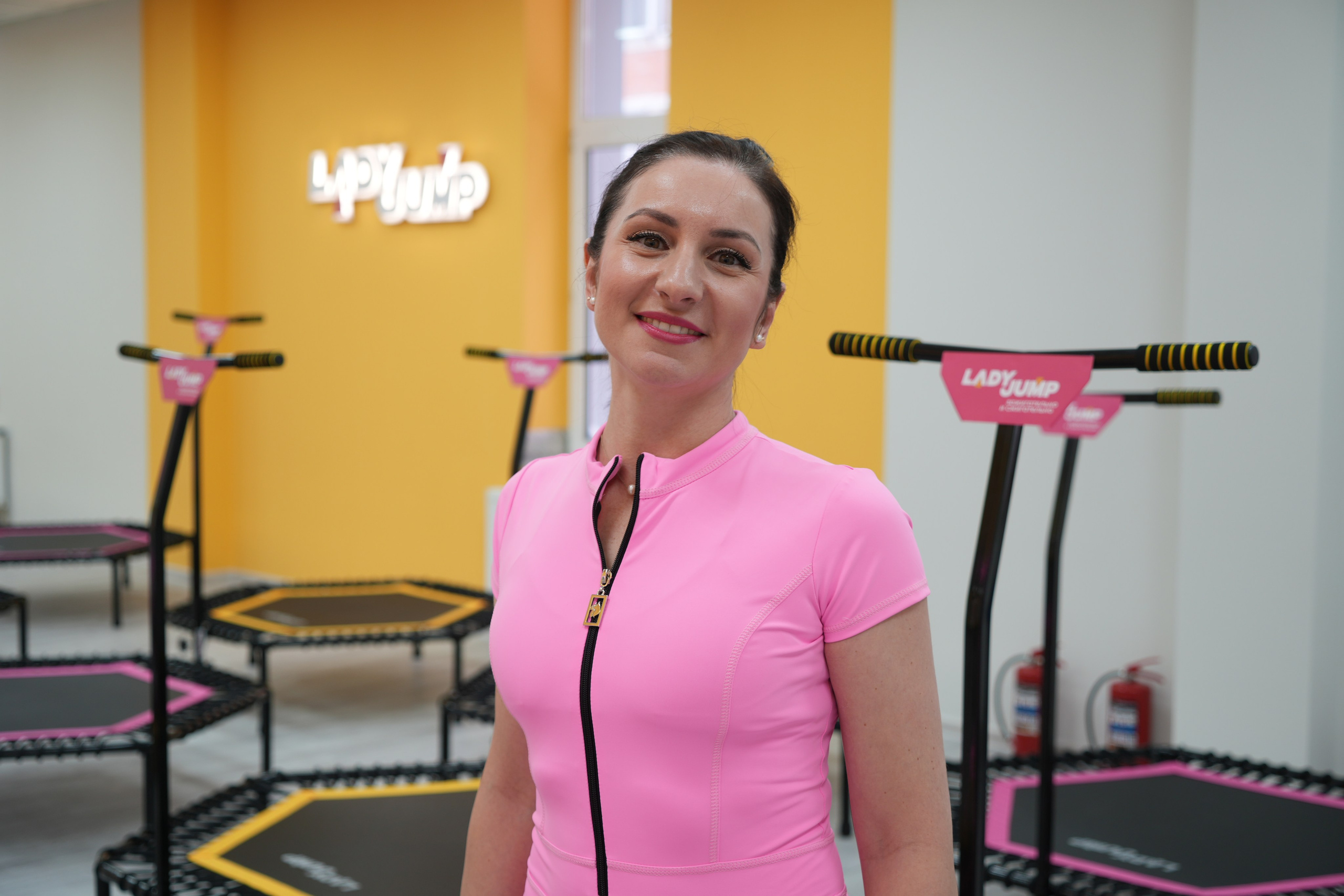 Открытие батутного центра «Lady Jump». Видеограф и Фотограф в Москве