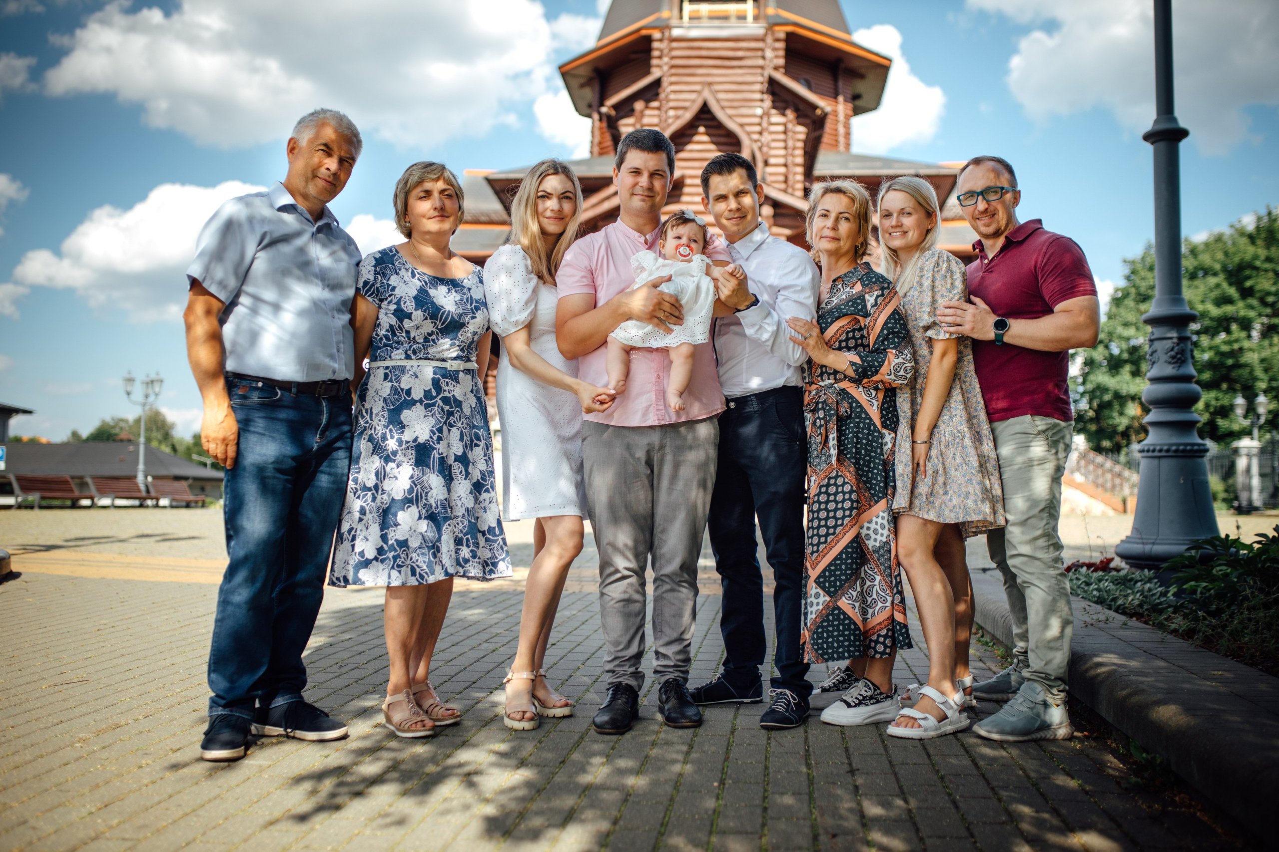 Крещение Аделины, храм Святой Троицы, июль 2024