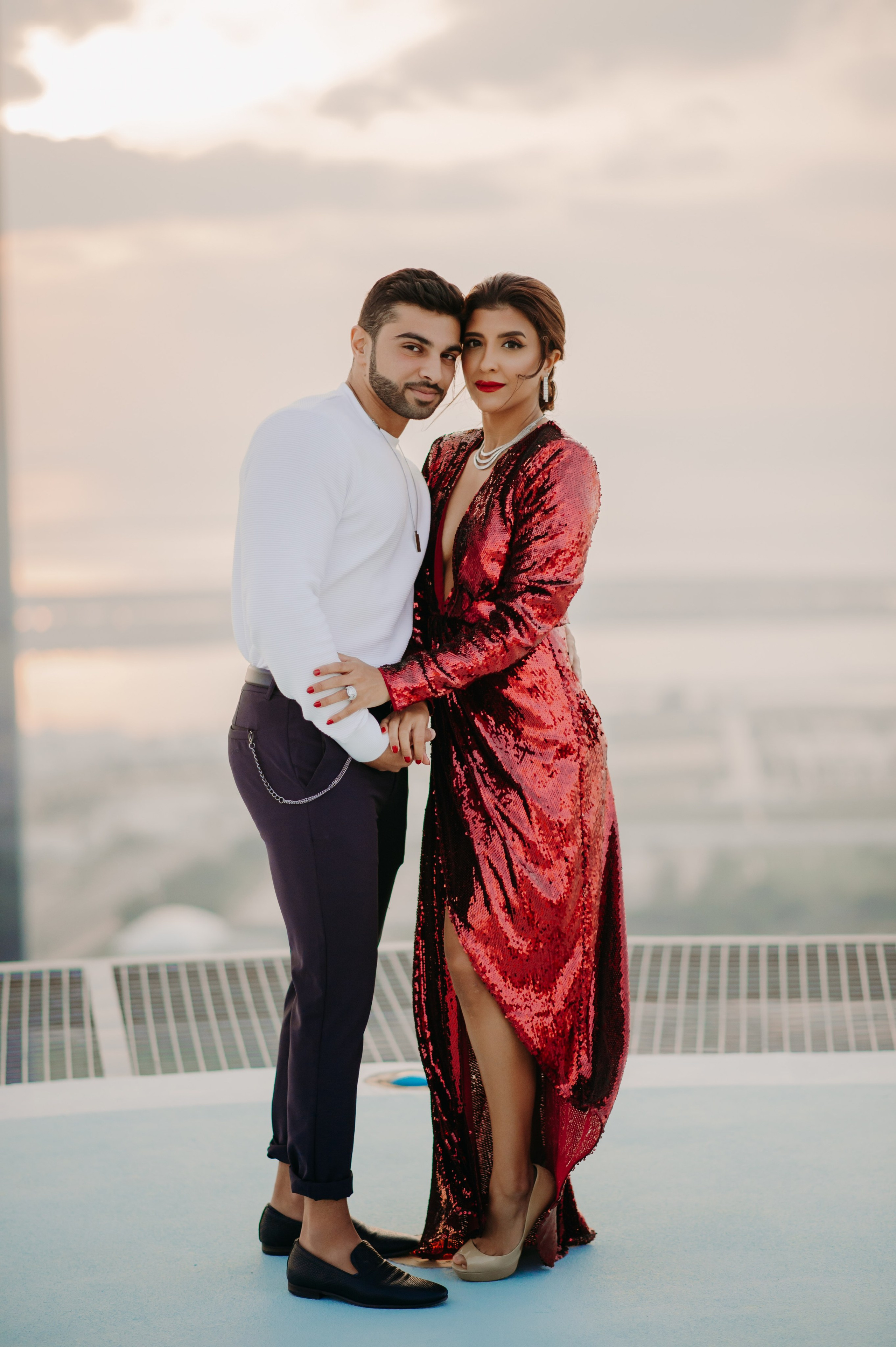 Love Story на высоте (Абу Даби). Фотограф в Москве и Санкт-Петербурге Дарина