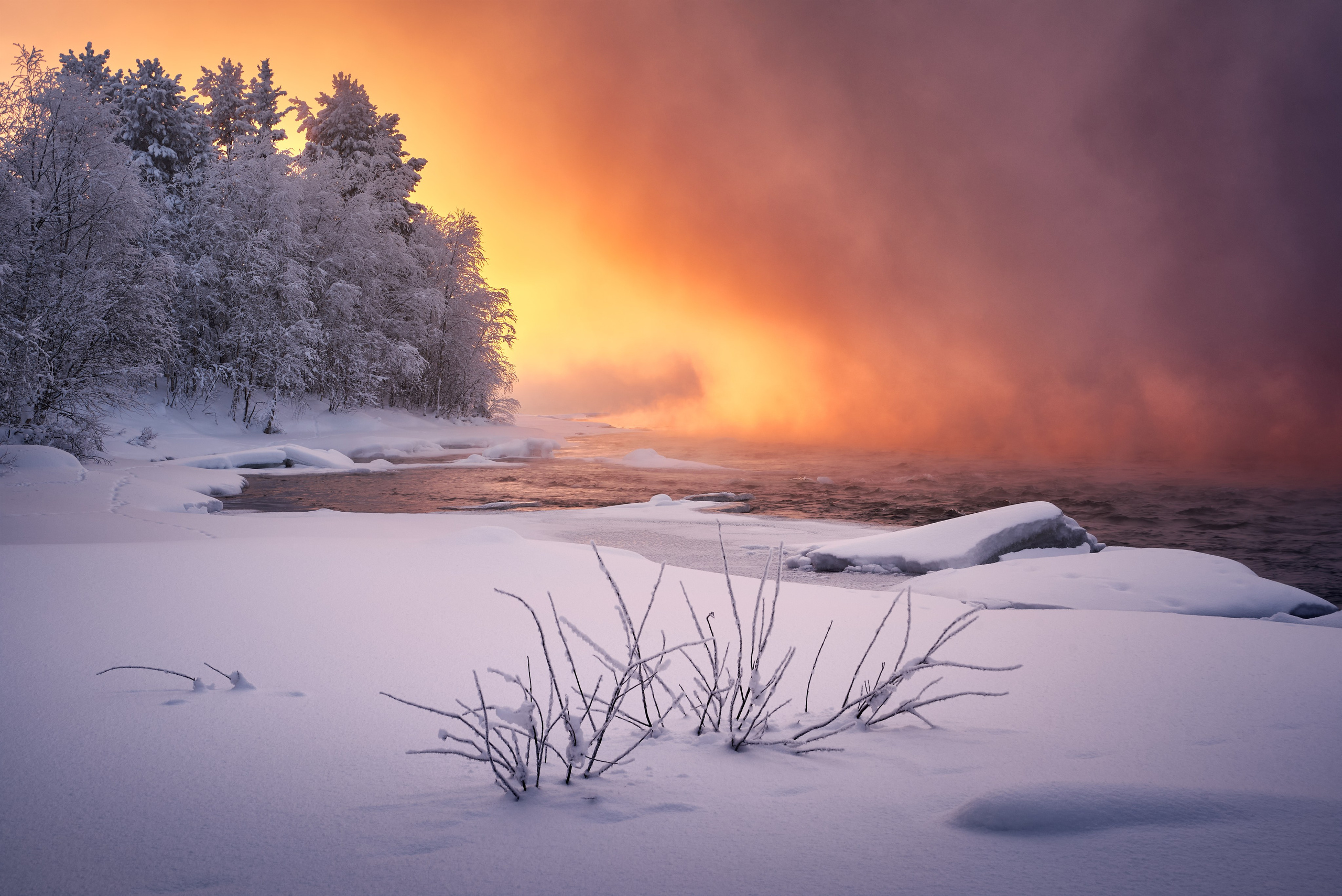 Мурманская область, река Пиренга.