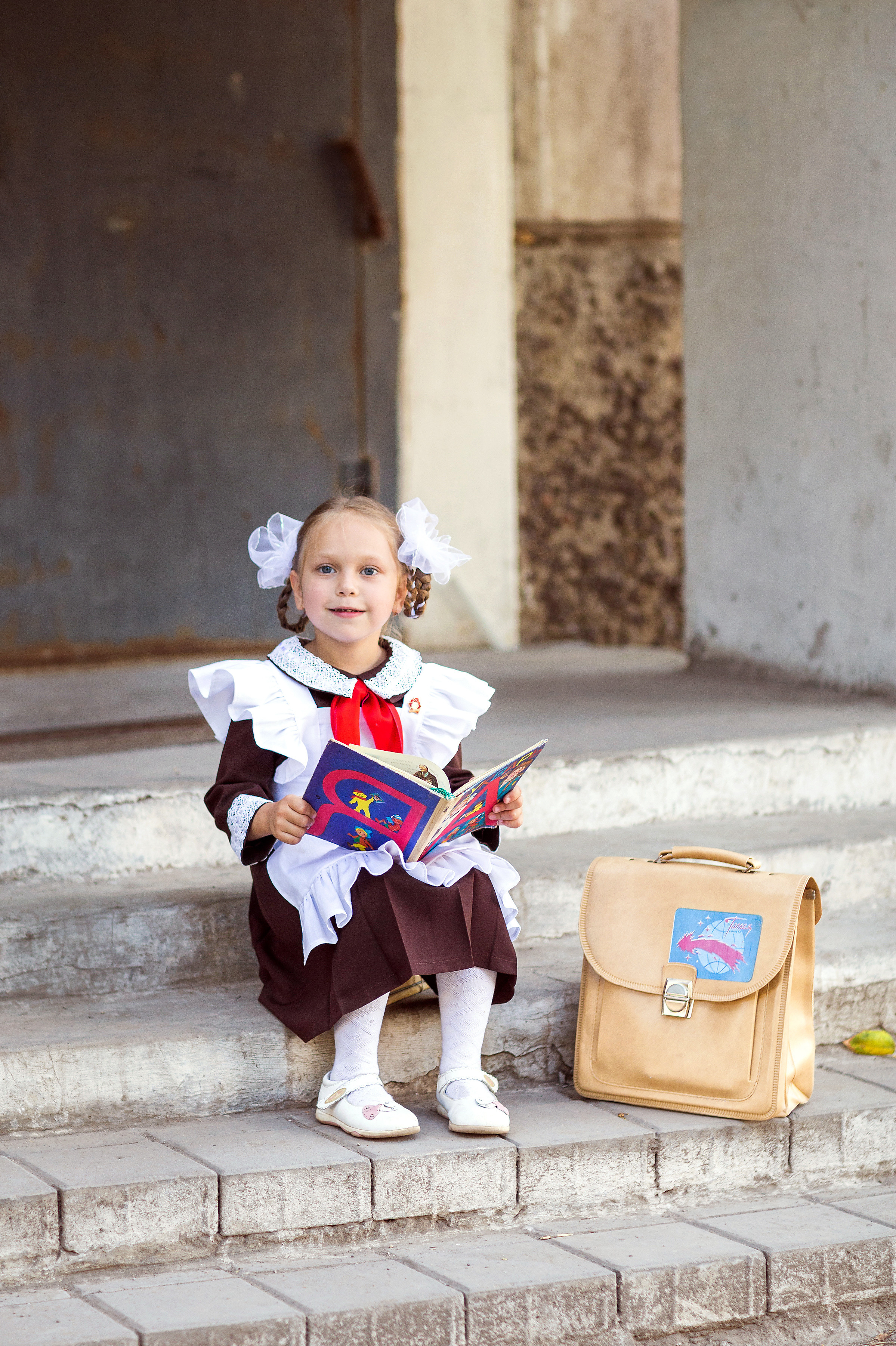 Детская школьная костюмированная фотосессия.