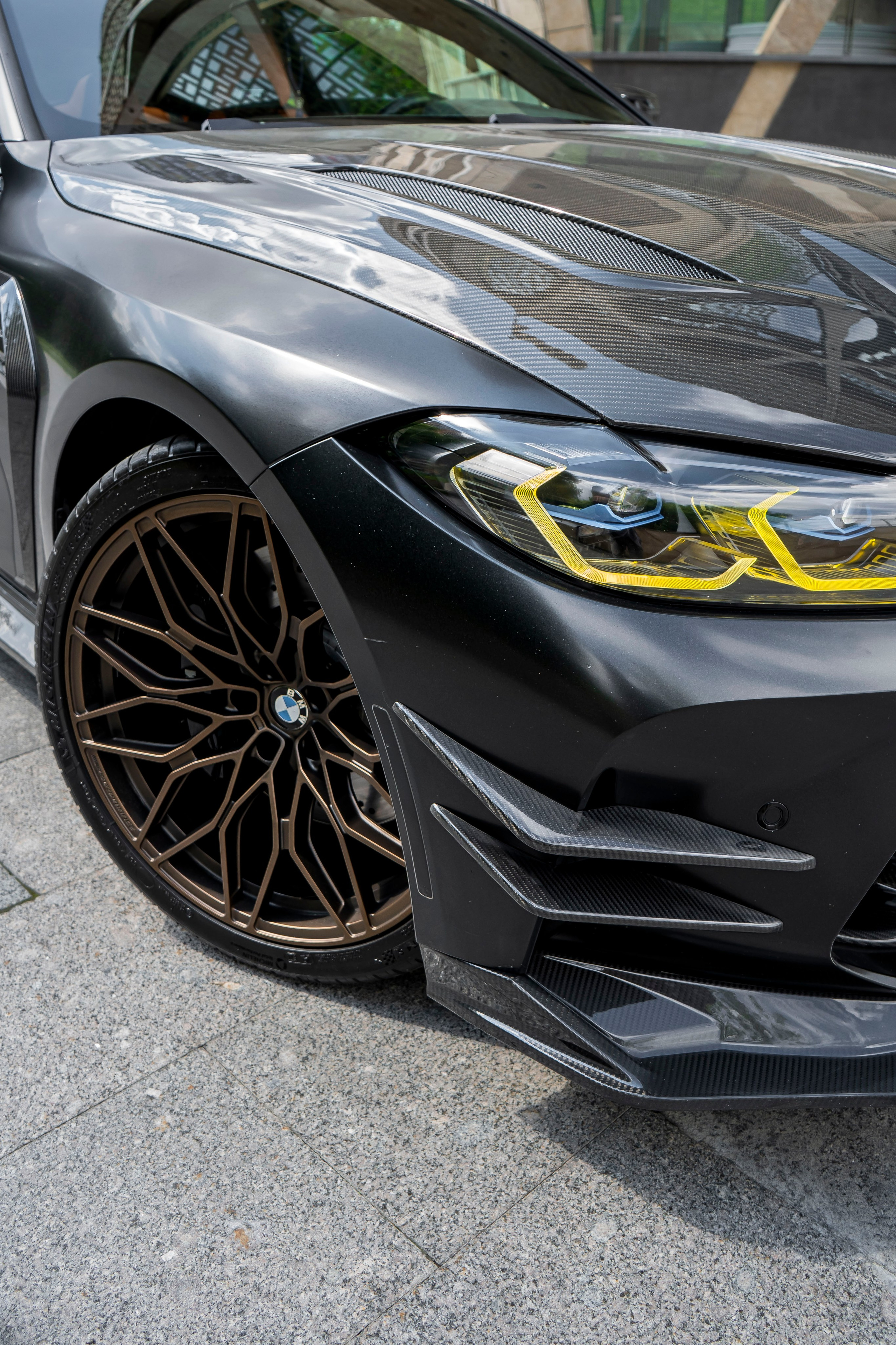 BMW M4 (Black matte). Автомобильный фотограф Ногинск Денис Городок