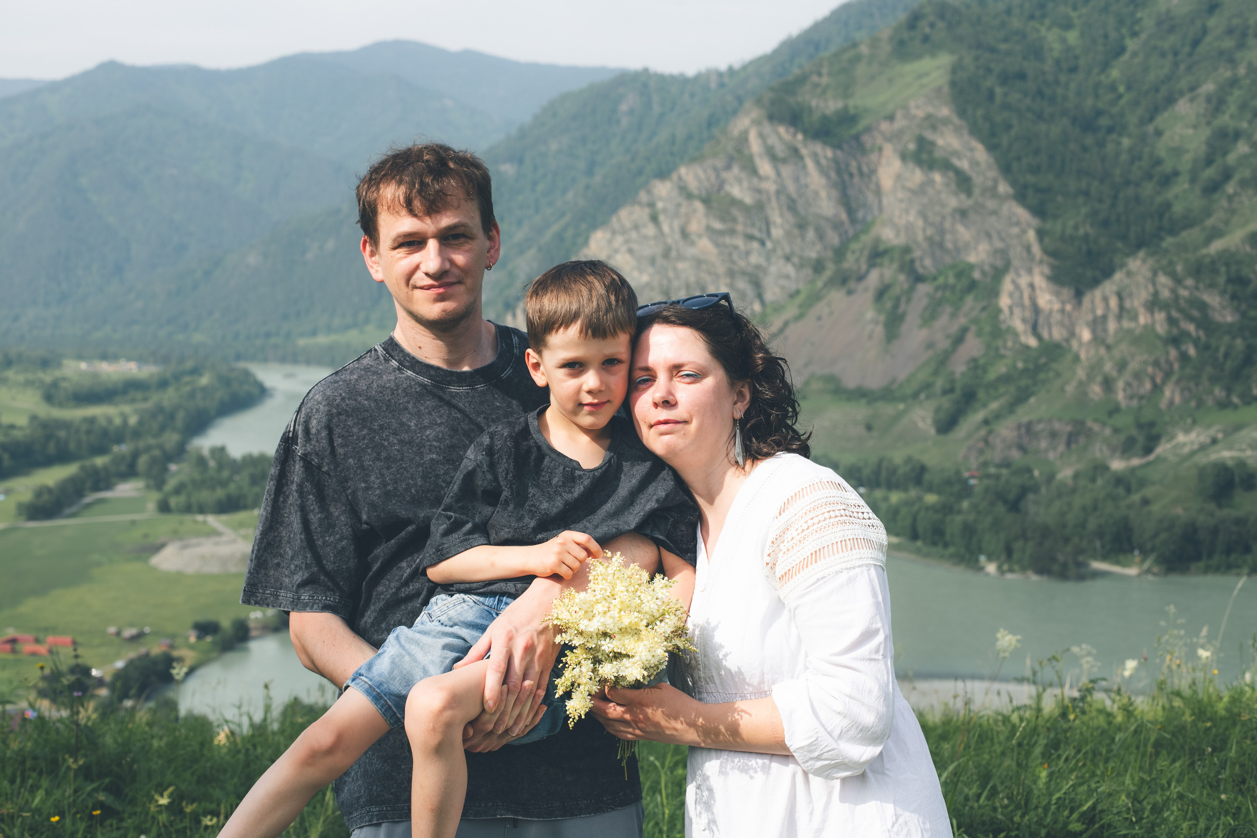 Ксения & родные. Фотограф Нина Брандт в Горном Алтае