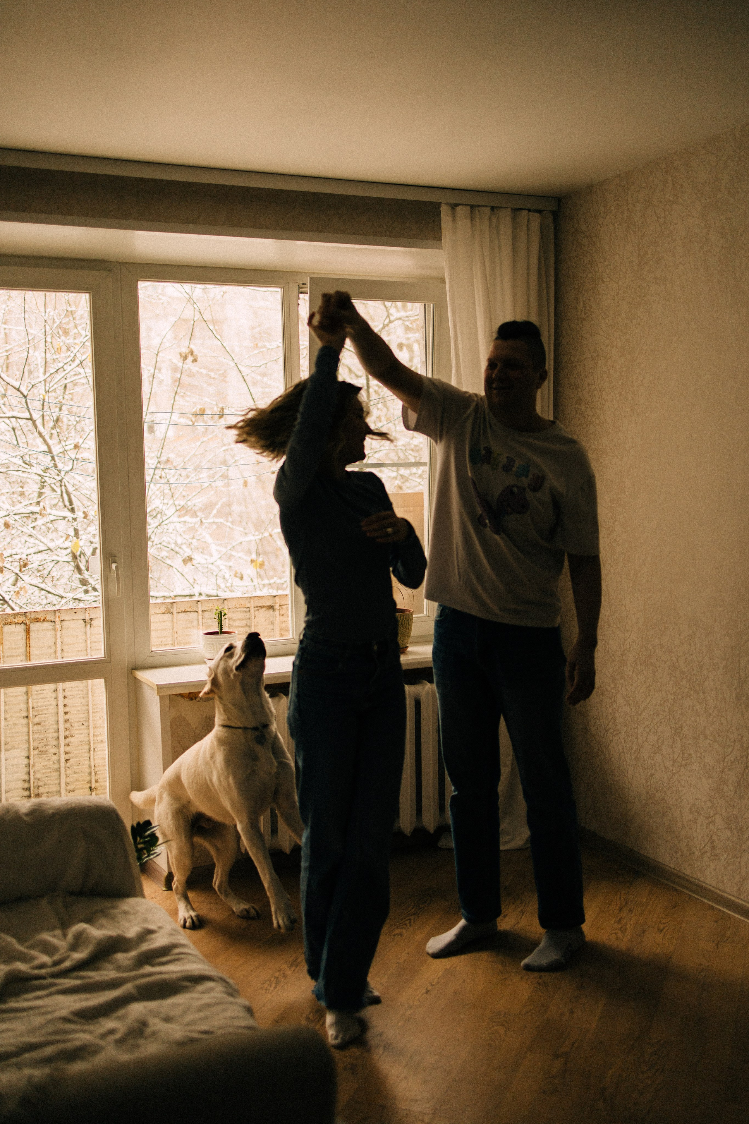 Дома трое. Фотограф Настя Леонова