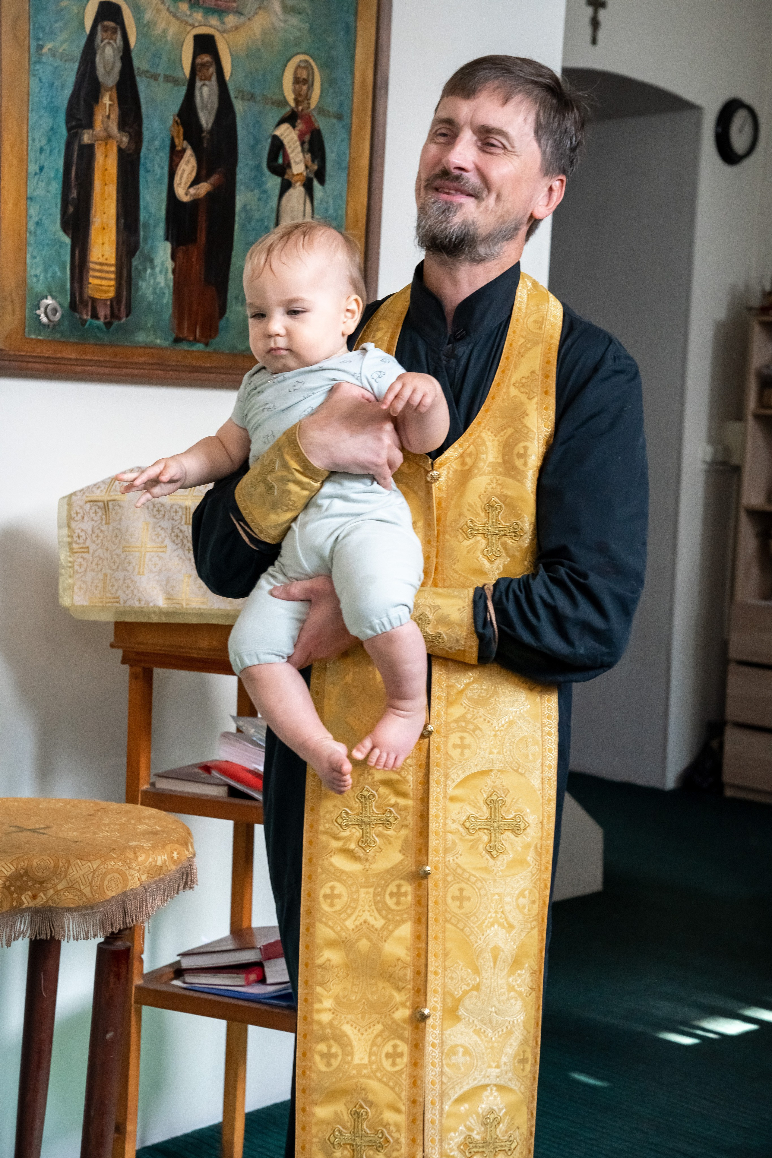 Крещение Савелия. Студийный и портретный фотограф в САНКТ-ПЕТЕРБУРГЕИрина Махаон