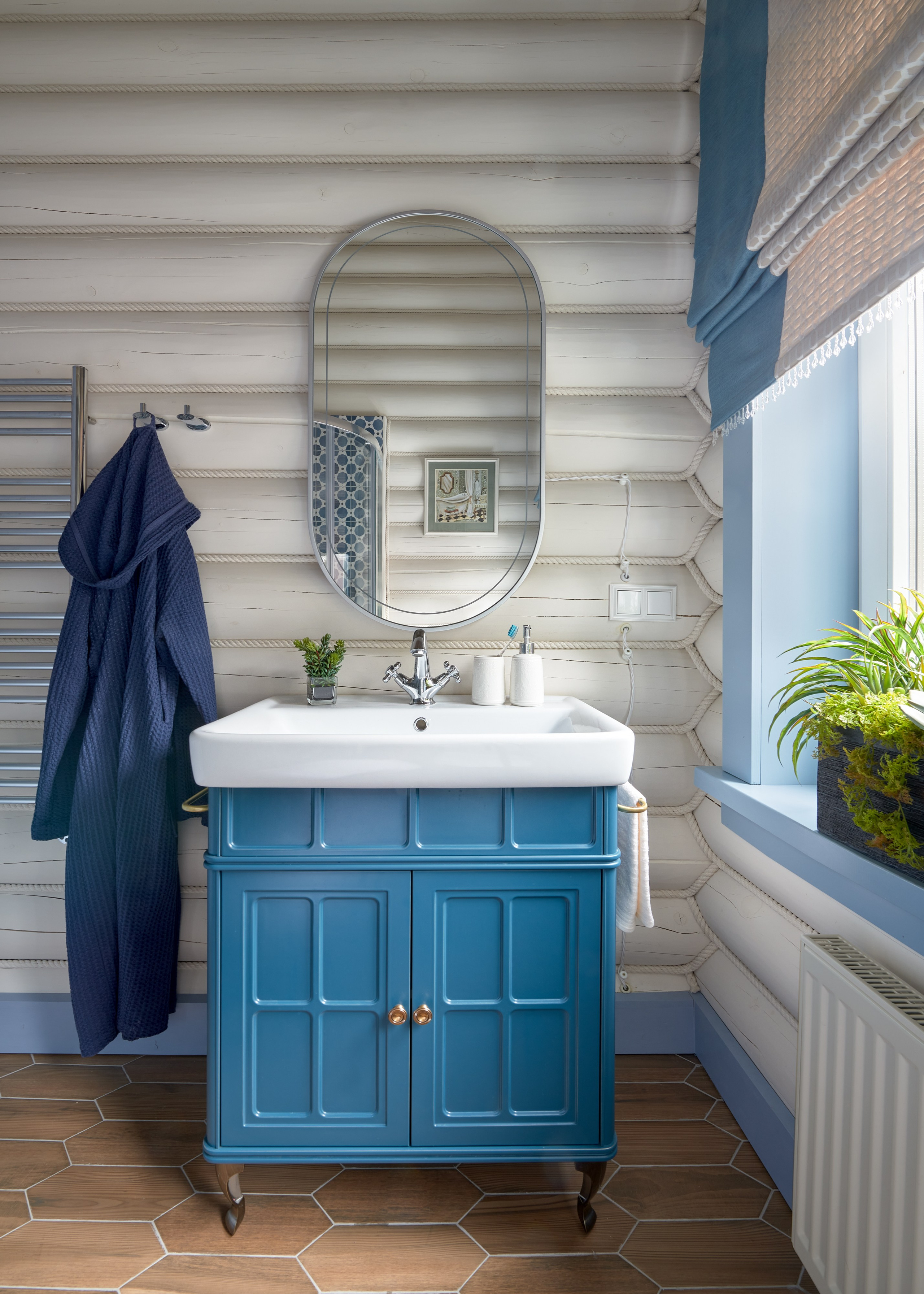 Бревенчатый светлый дом. Фотограф Наталья Вершинина