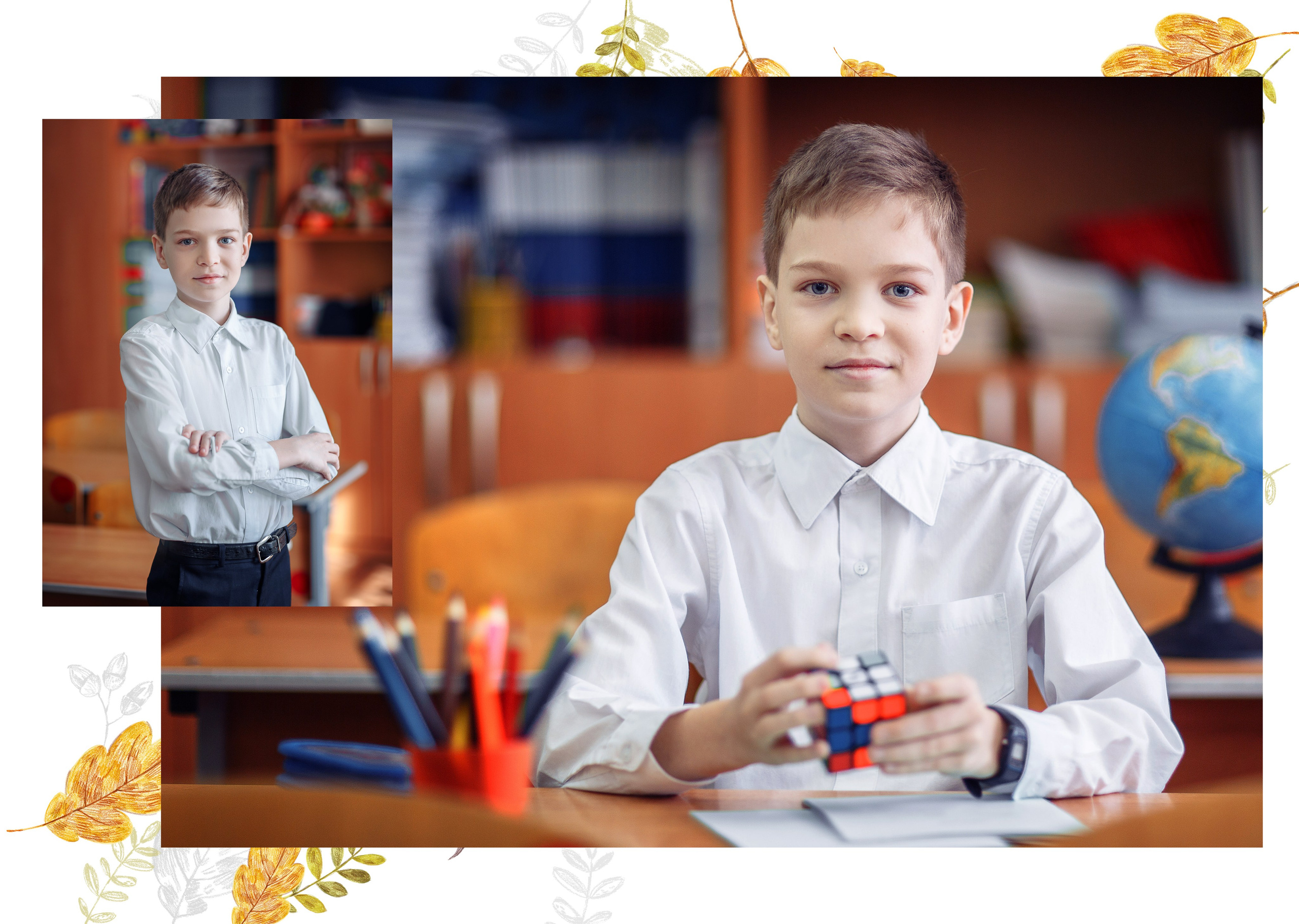 Начальные классы. Выпускные школьные фото­альбомы для школ и детских садов в Волгограде и Волжском