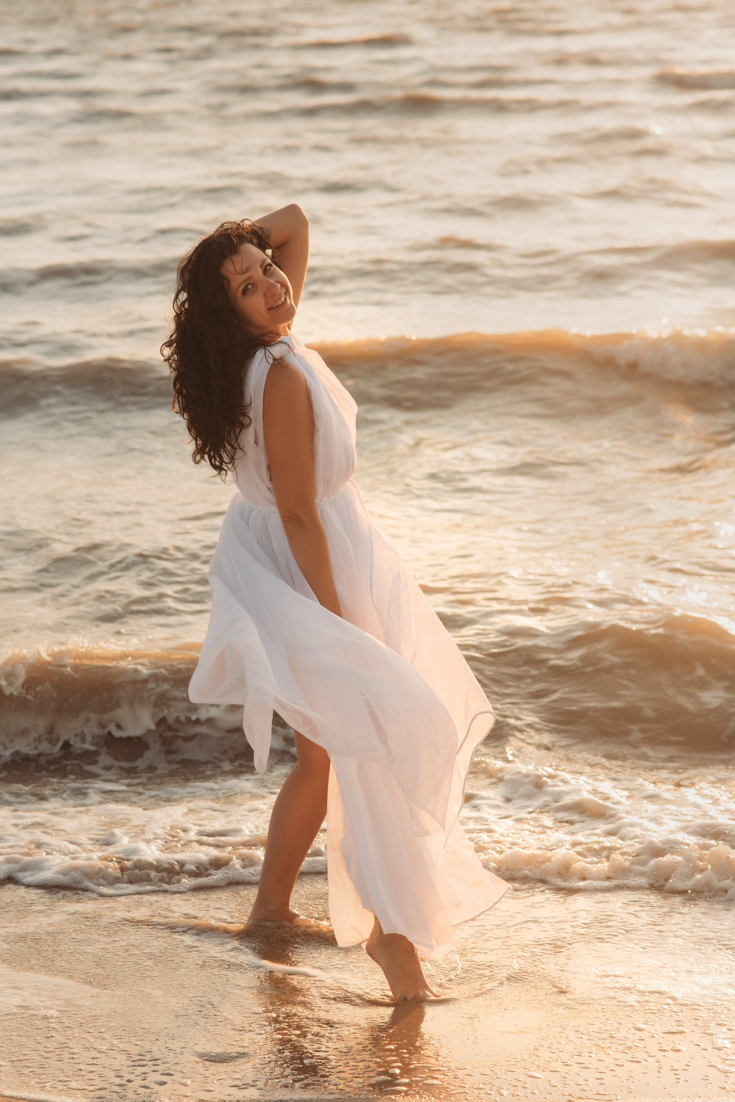 Елена на закате. Детский и семейный фотограф выпускной альбом Приморско-Ахтарск